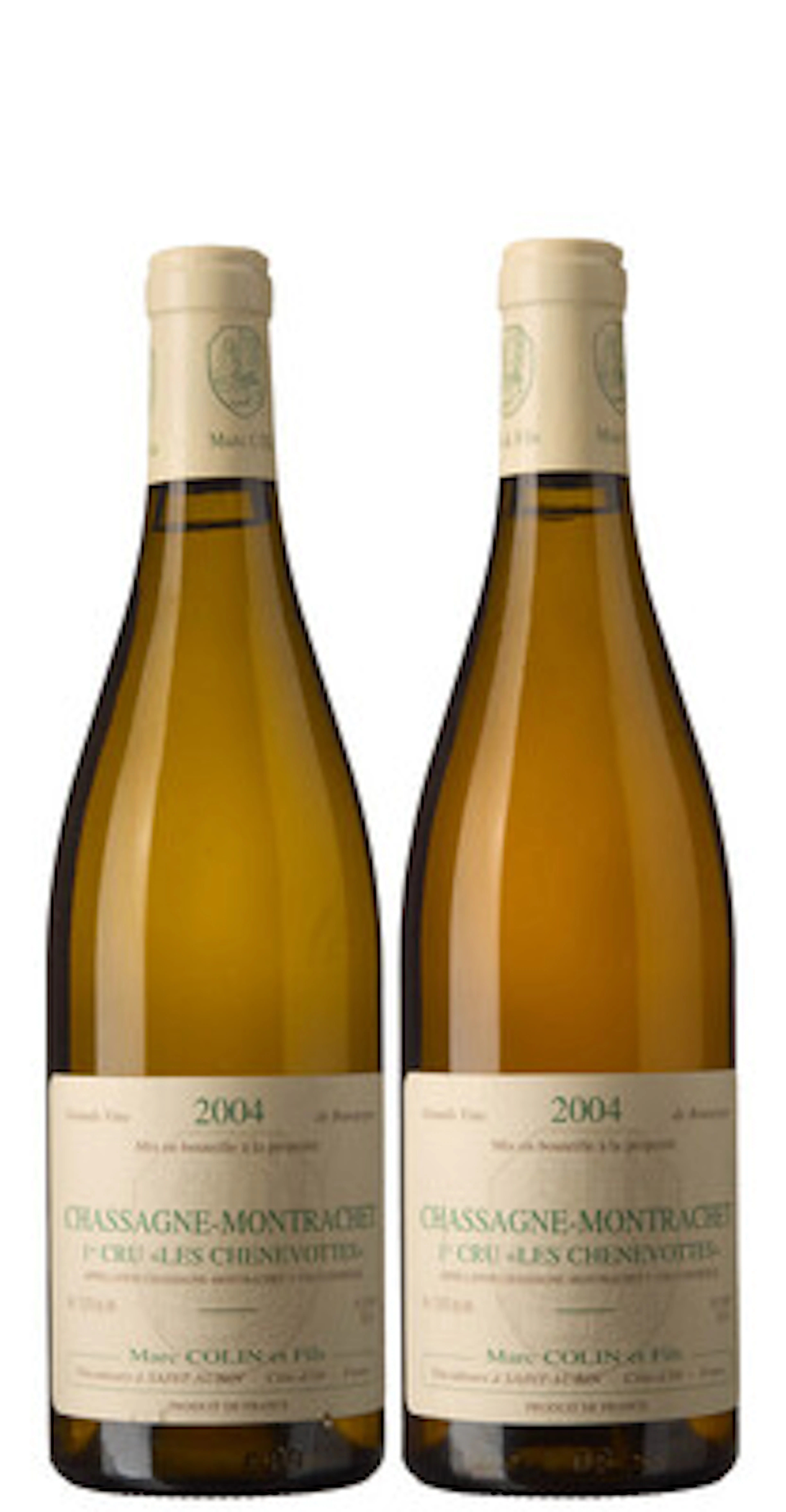2 x Chassagne-Montrachet 1er Cru Les Chenevottes 2004, Marc Colin et Fils