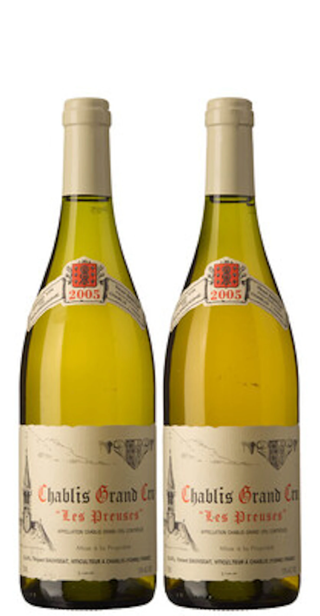 2 x Chablis Grand Cru Les Preuses 2005, Vincent Dauvissat