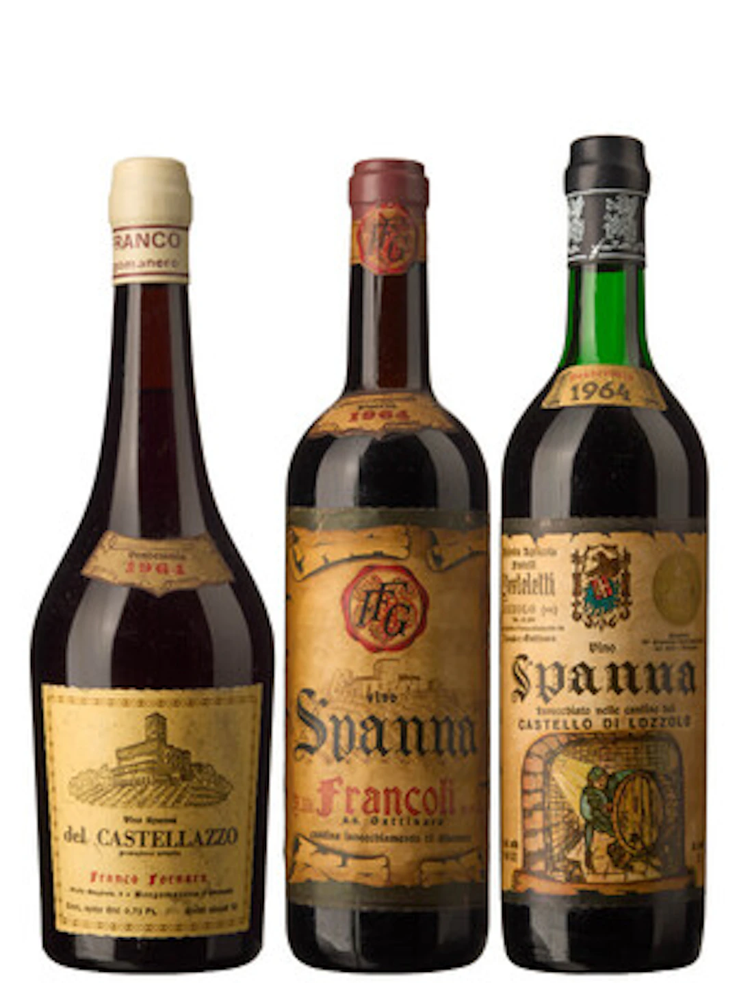 3 x Miks Alto Piemonte Spanna 1964 (F.lli Francoli, Franco Fornara