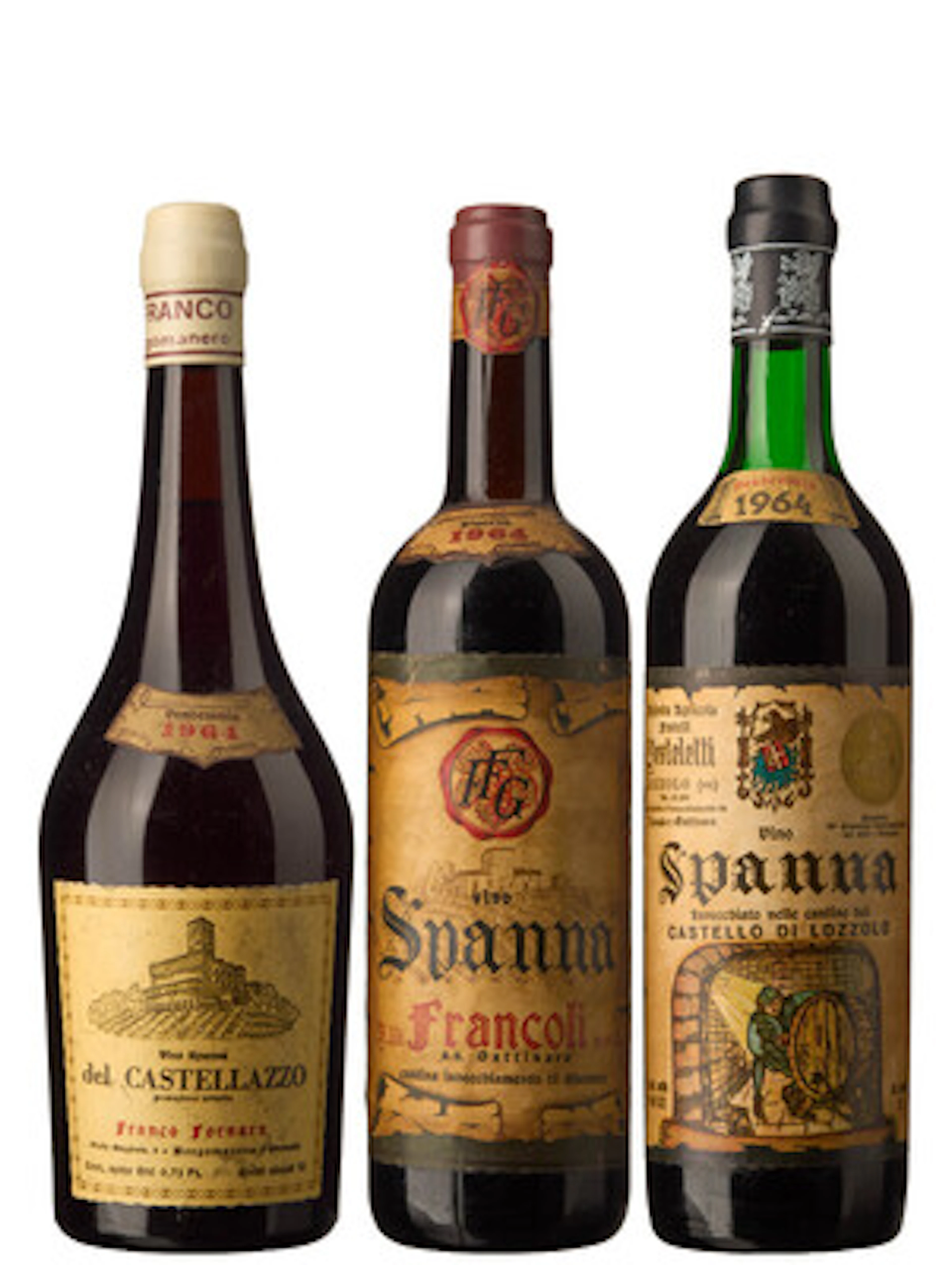 3 x Miks Alto Piemonte Spanna 1964 (F.lli Francoli, Franco Fornara