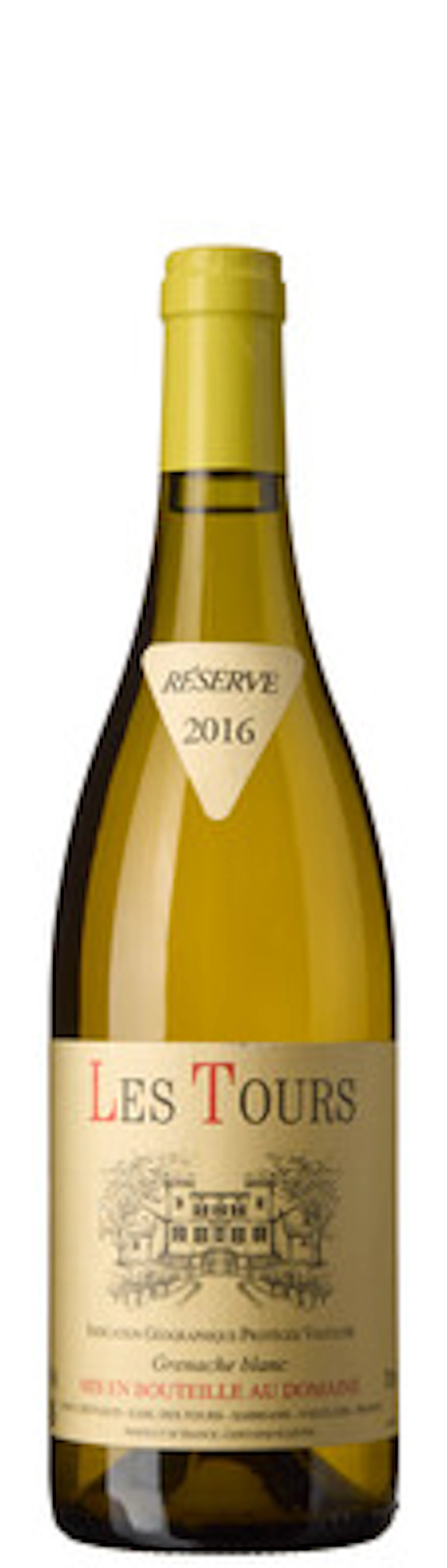 1 x Vaucluse Grenache Blanc Reserve 2016, Les Tours