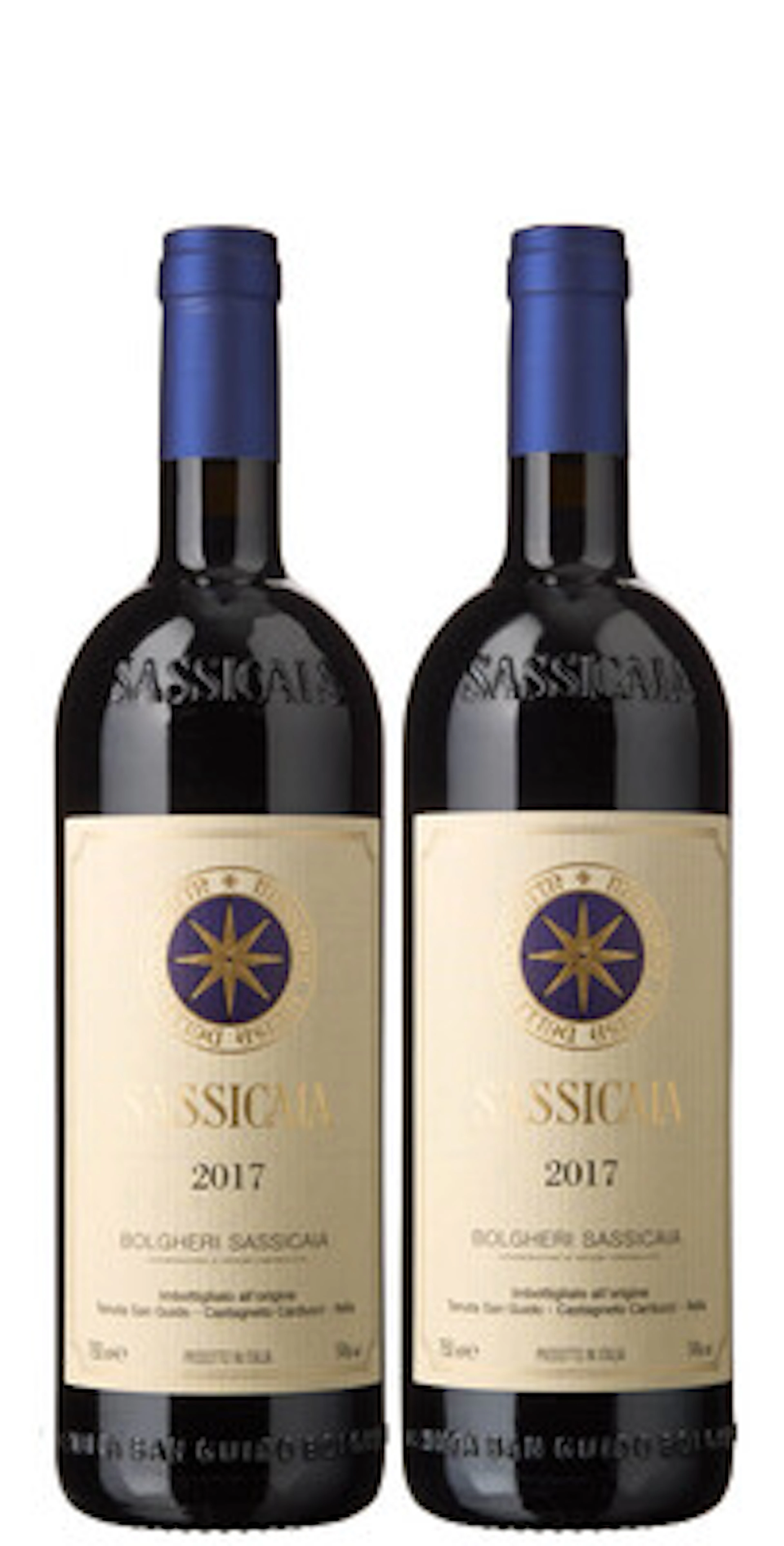 2 x Sassicaia 2017, Tenuta San Guido