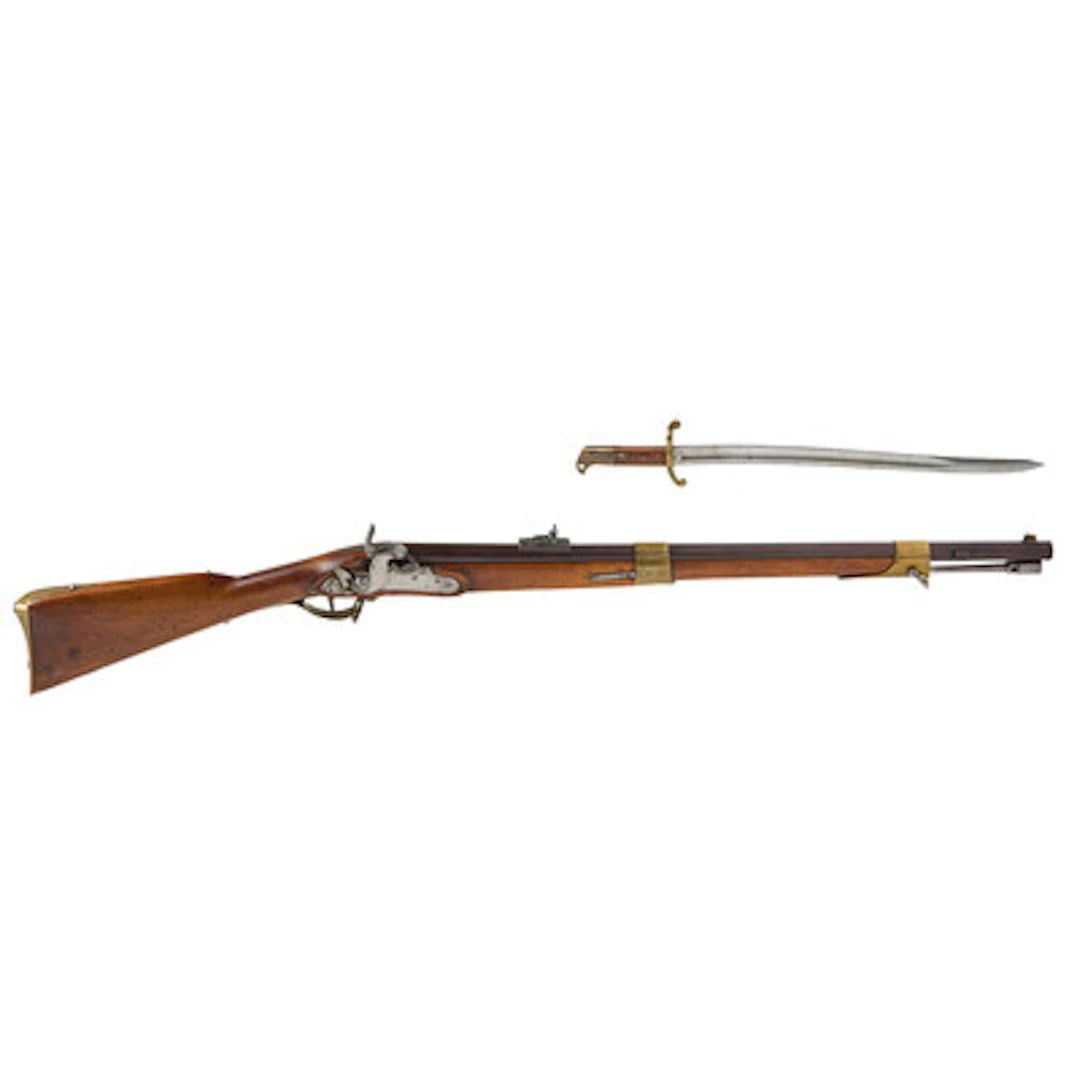 Perkusjonsrifle med sabelbajonett
