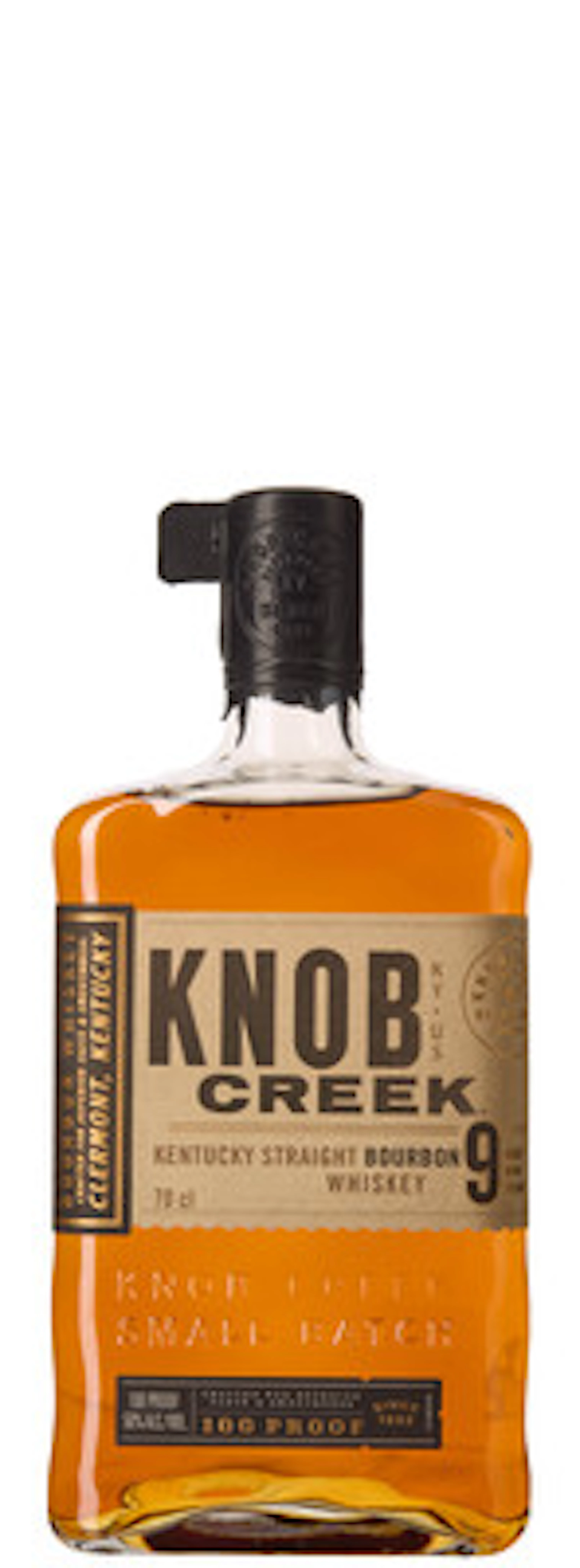 1 x Knob Creek Kentucky Straight Bourbon Whisky Aged 9 Years