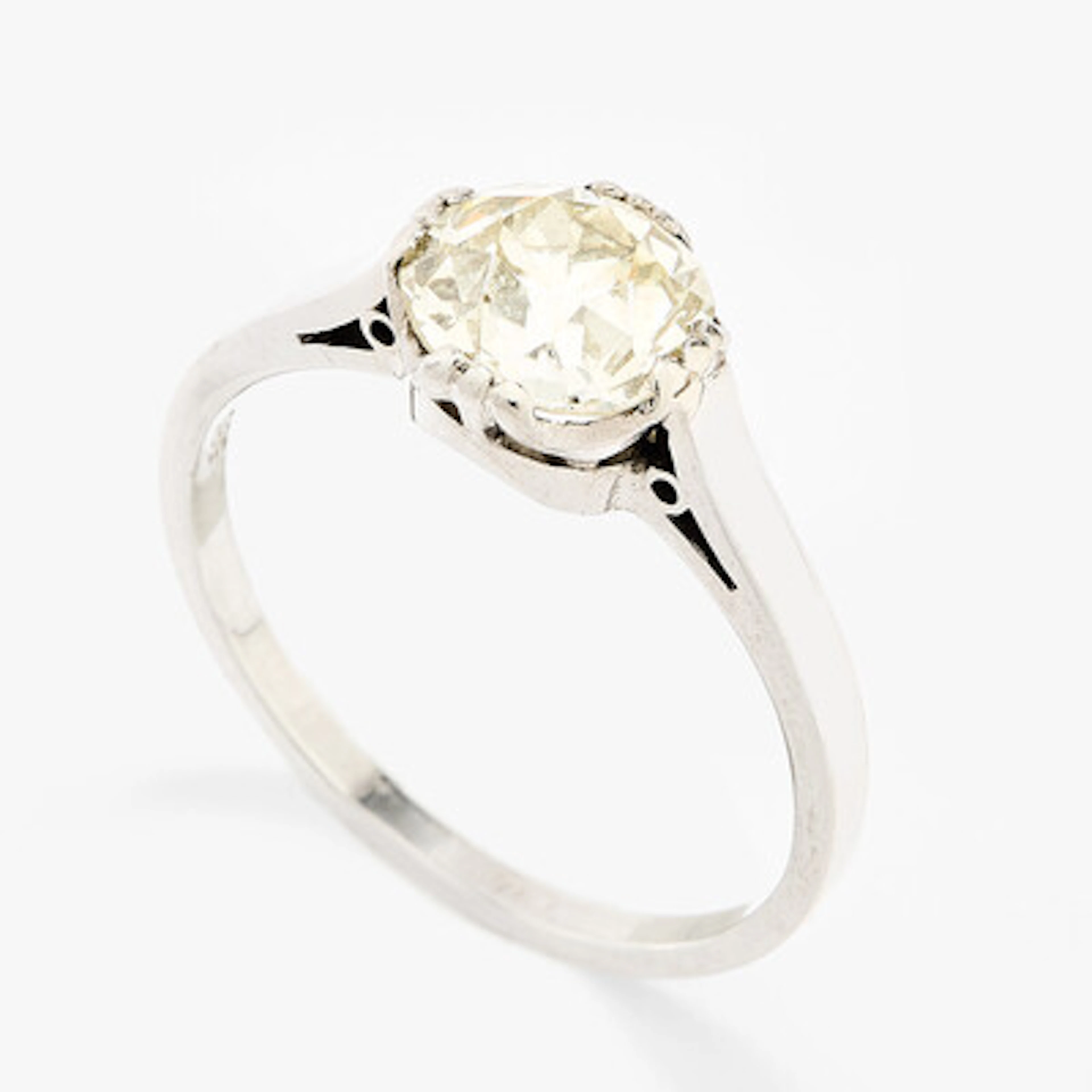 Ring med diamant