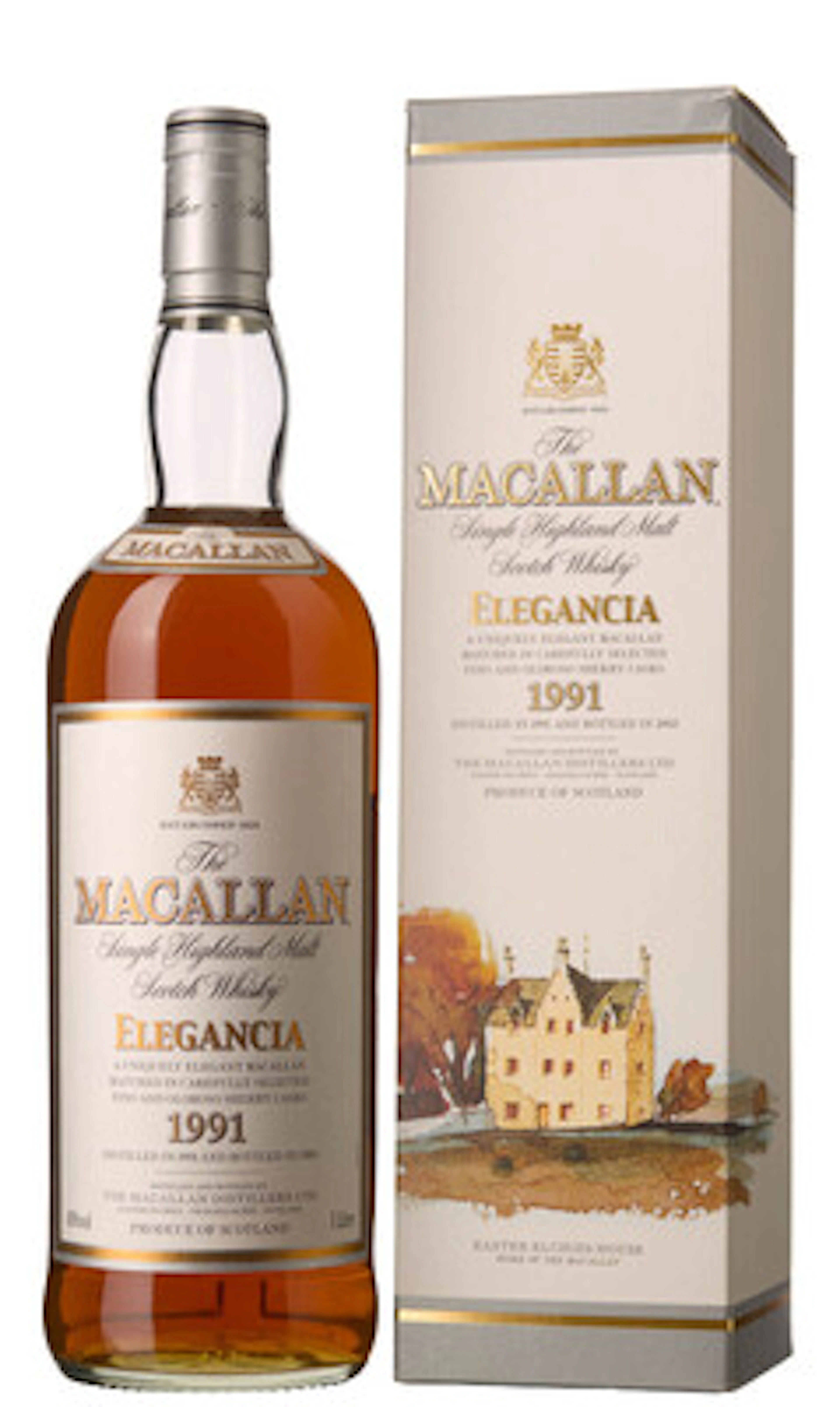 1 x 1 l The Macallan Single Highland Malt Scotch Whisky Elegancia