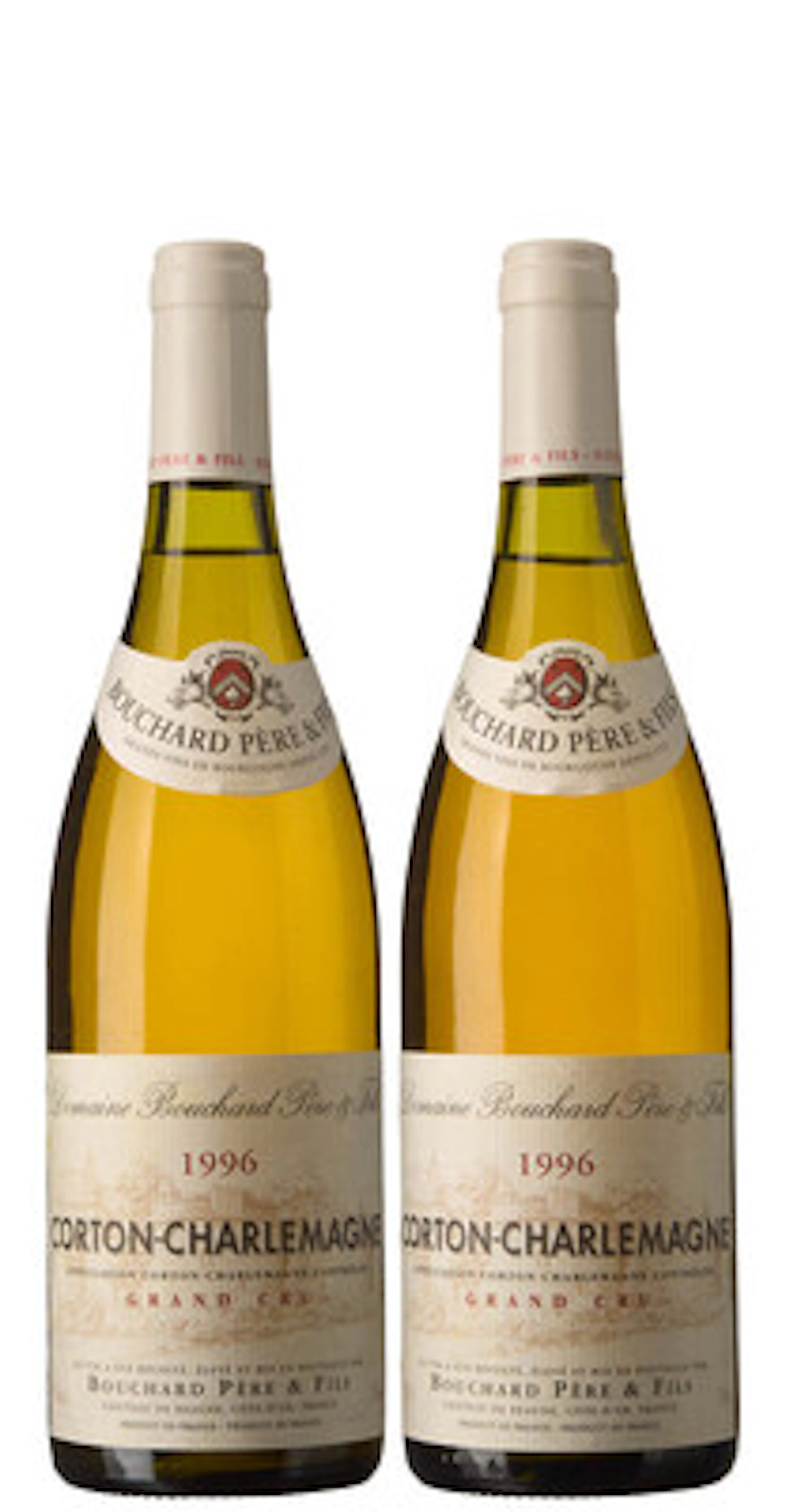 2 x Corton-Charlemagne Grand Cru 1996, Domaine Bouchard Pere & Fils