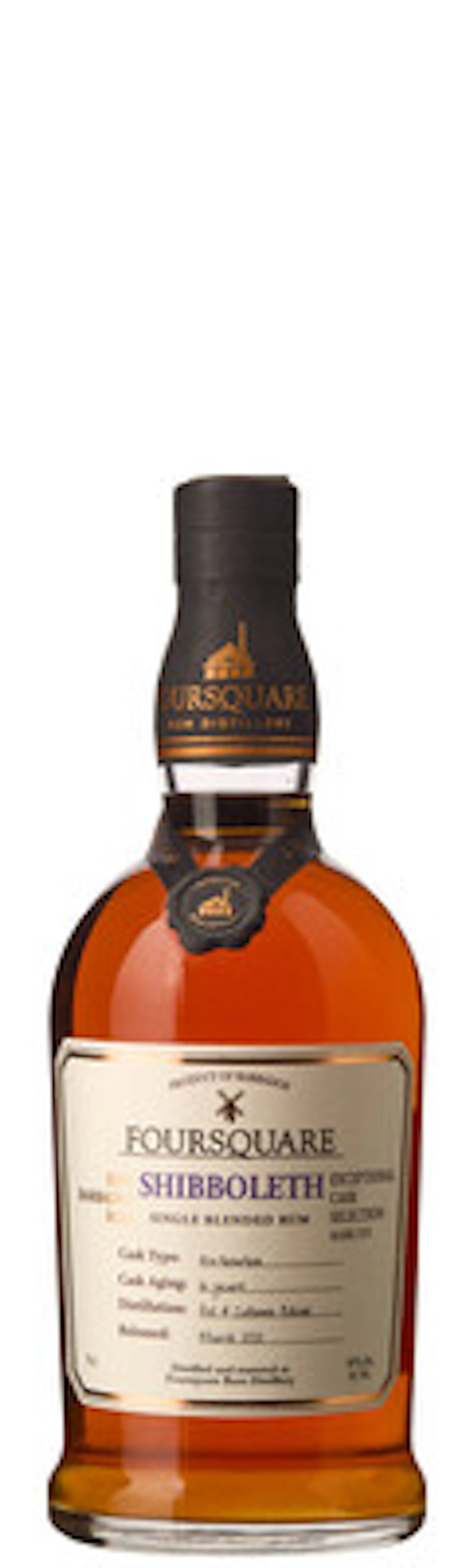 1 x Foursquare Single Blended Barbados Rum Shibboleth Exceptional