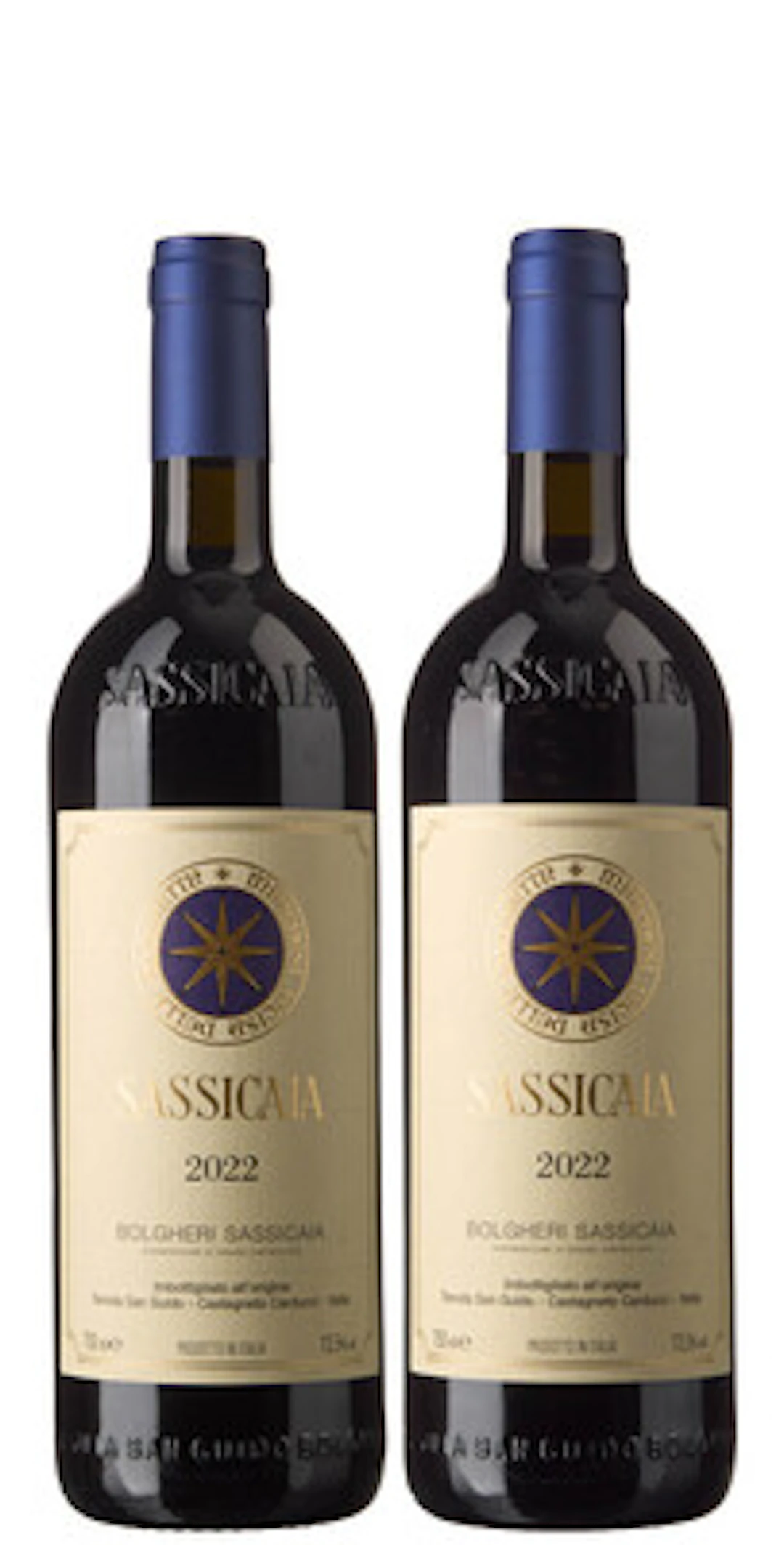 2 x Sassicaia 2022, Tenuta San Guido