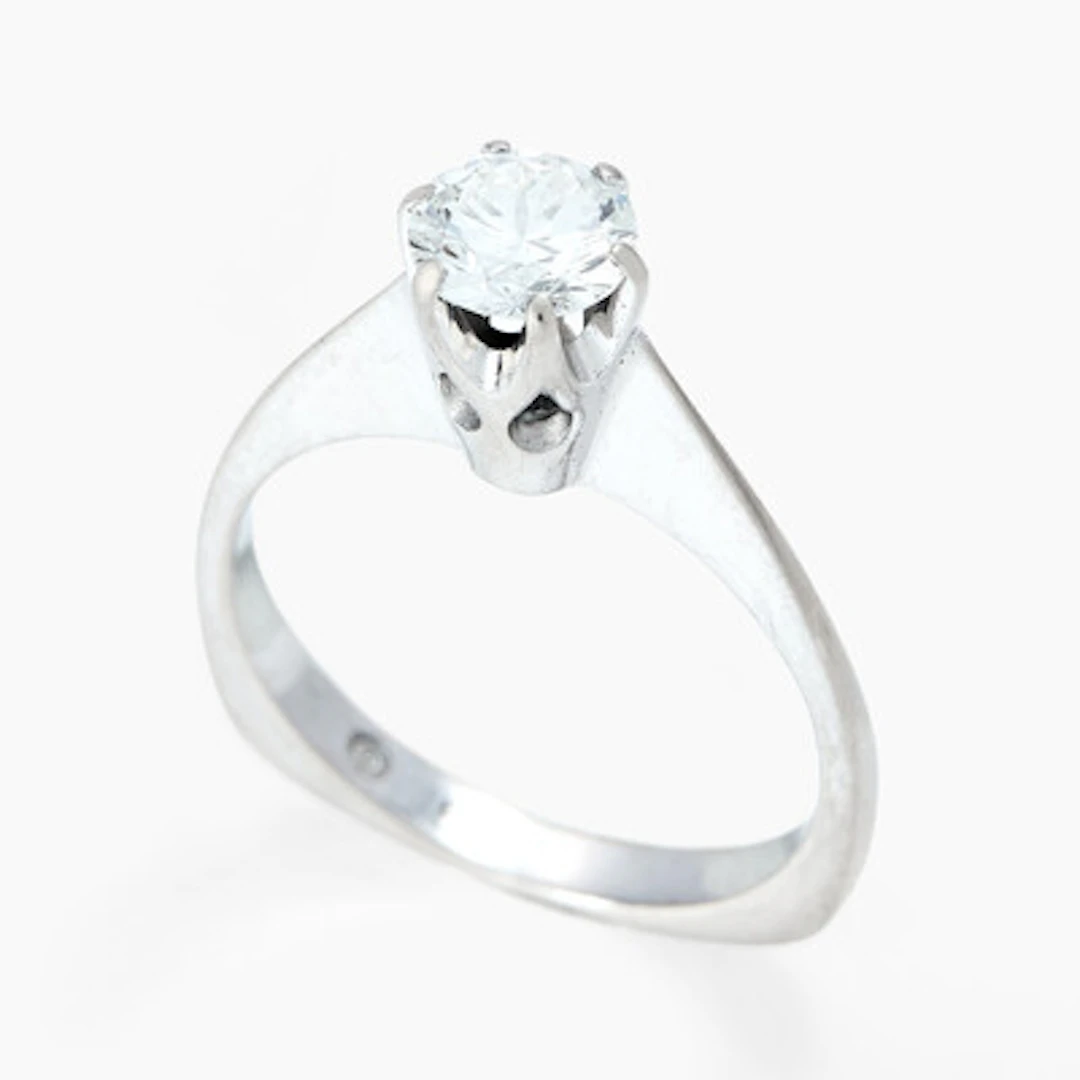 Ring med en diamant