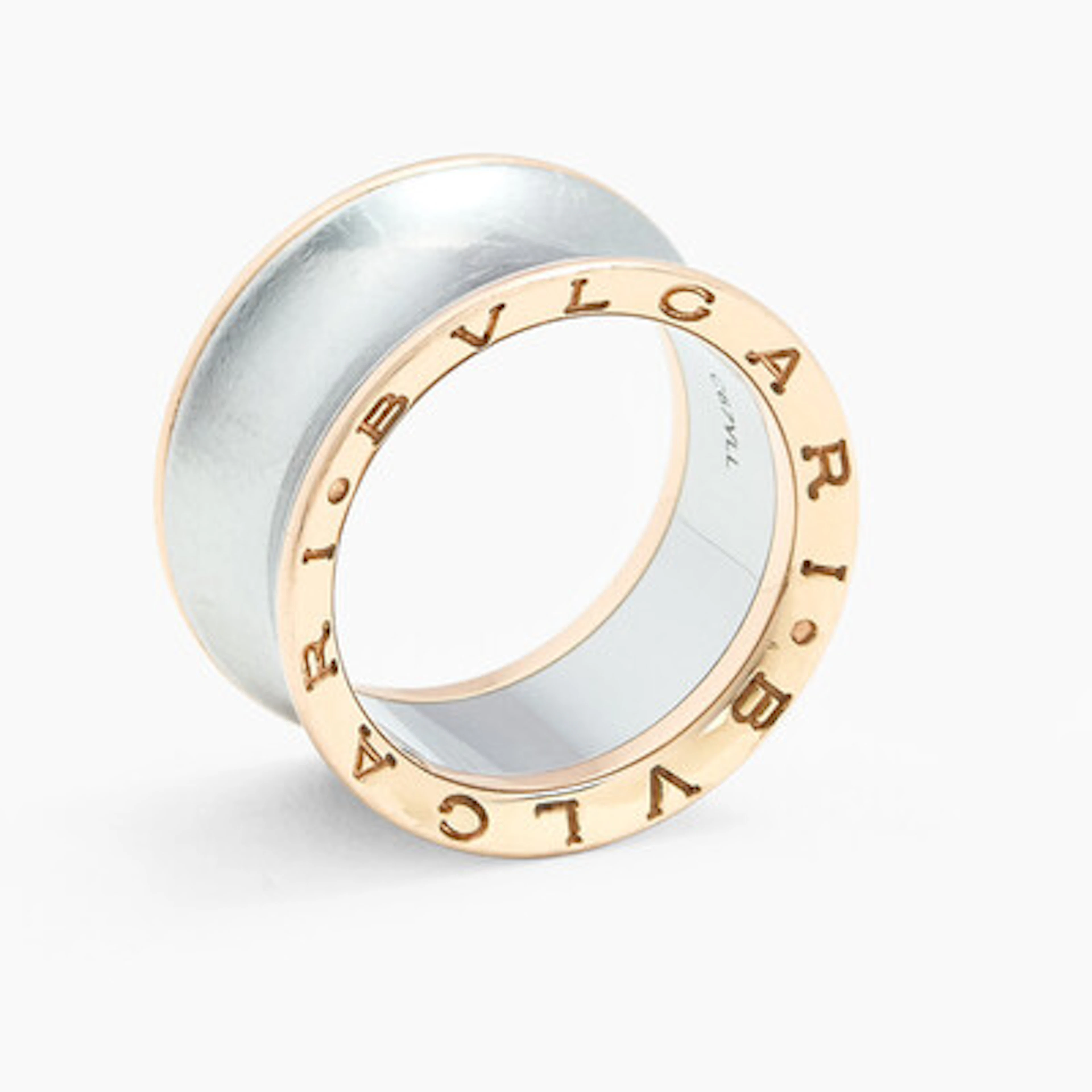 Ring i roségull og stål B.Zero Anish Kapoor Bvlgari