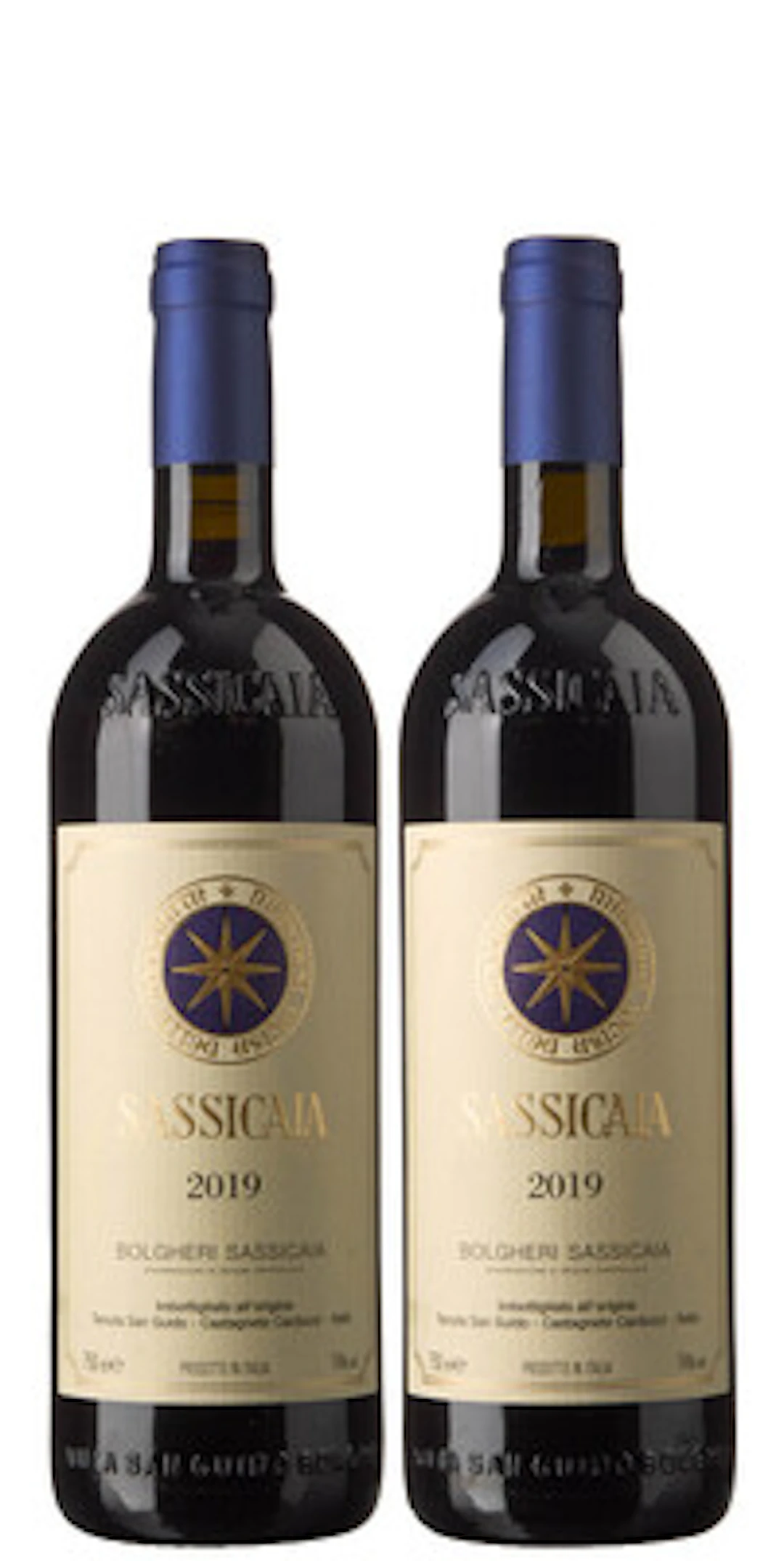 2 x Sassicaia 2019, Tenuta San Guido