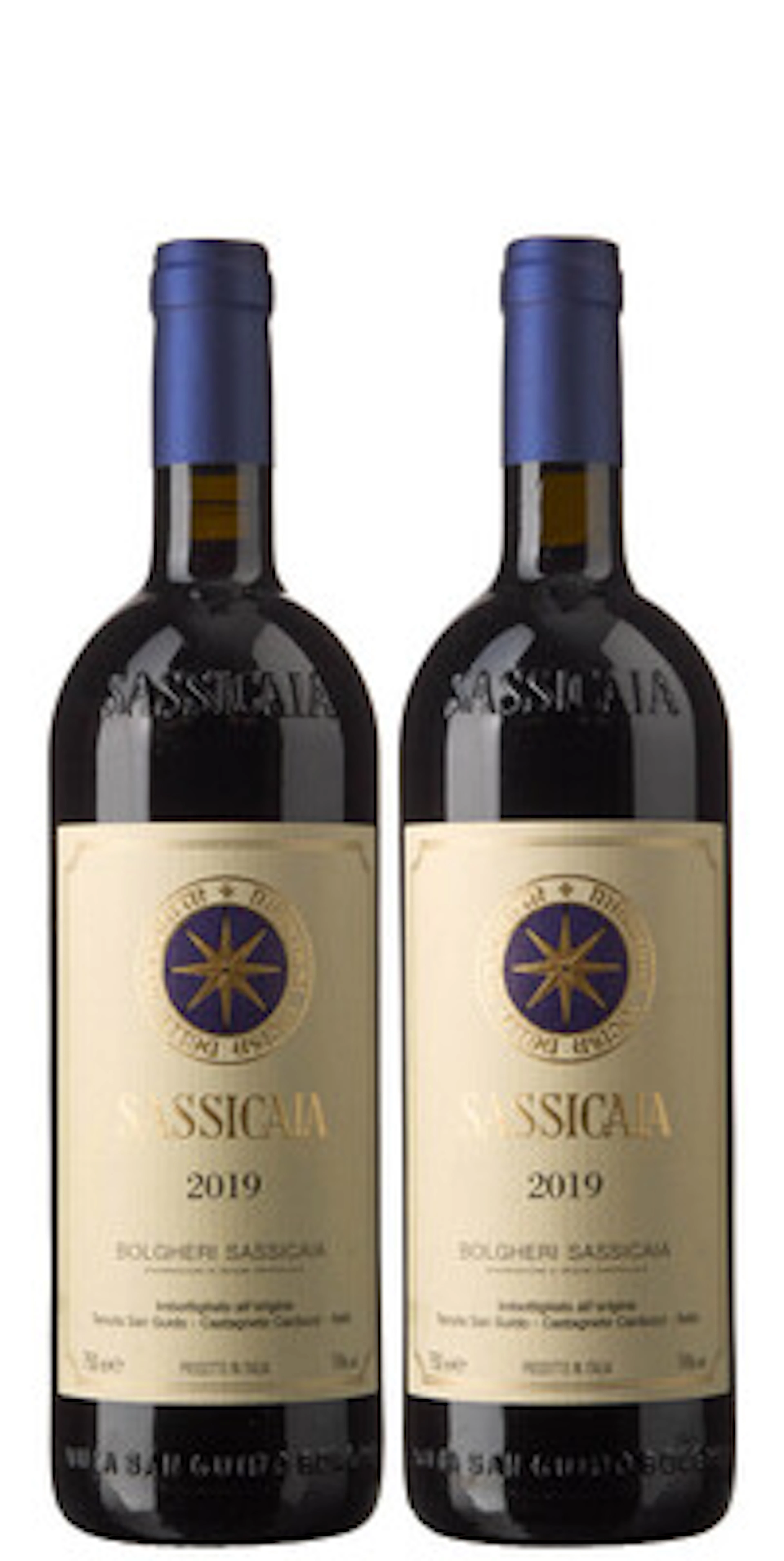 2 x Sassicaia 2019, Tenuta San Guido