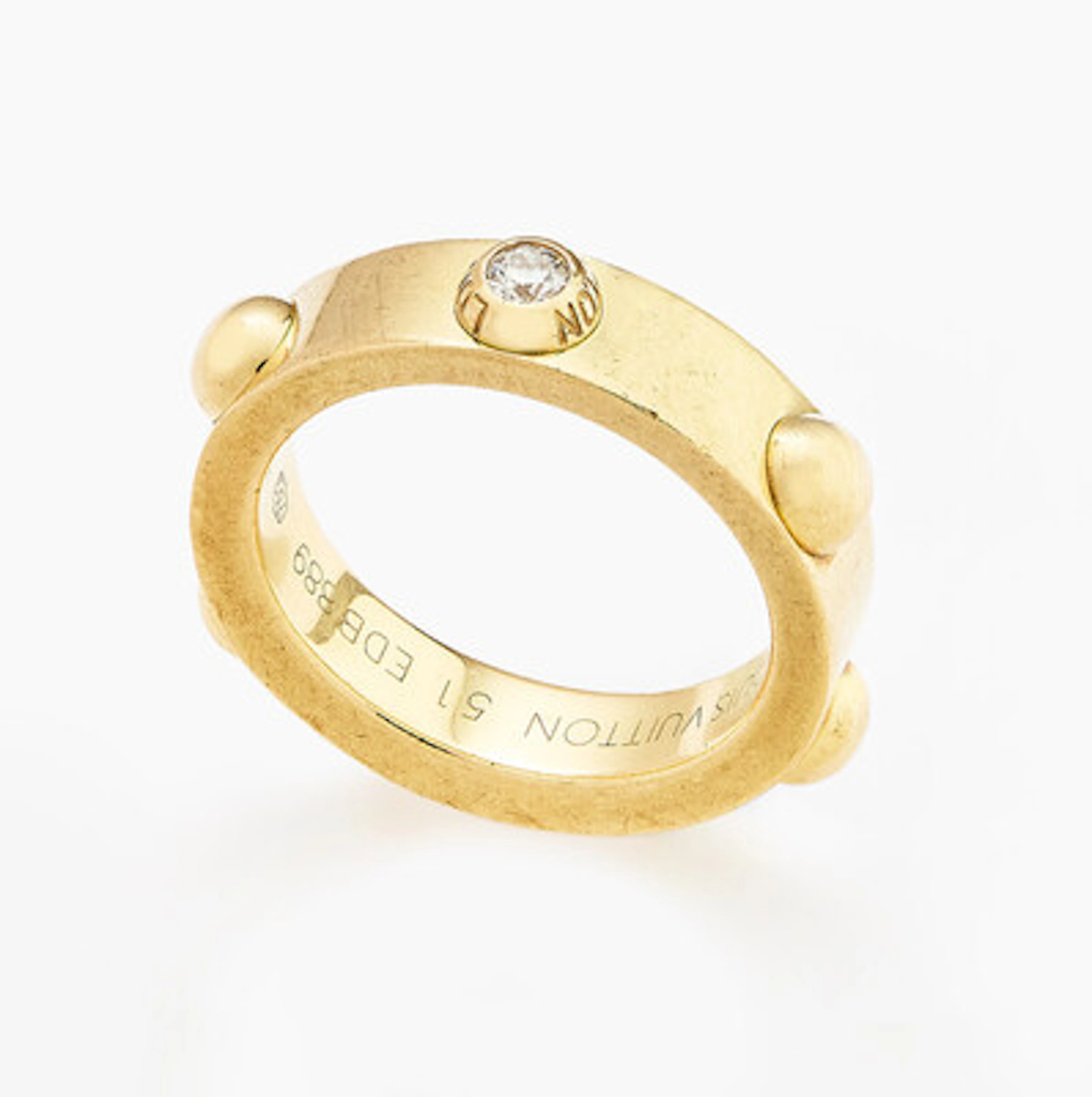Ring i gull med diamant Louis Vuitton