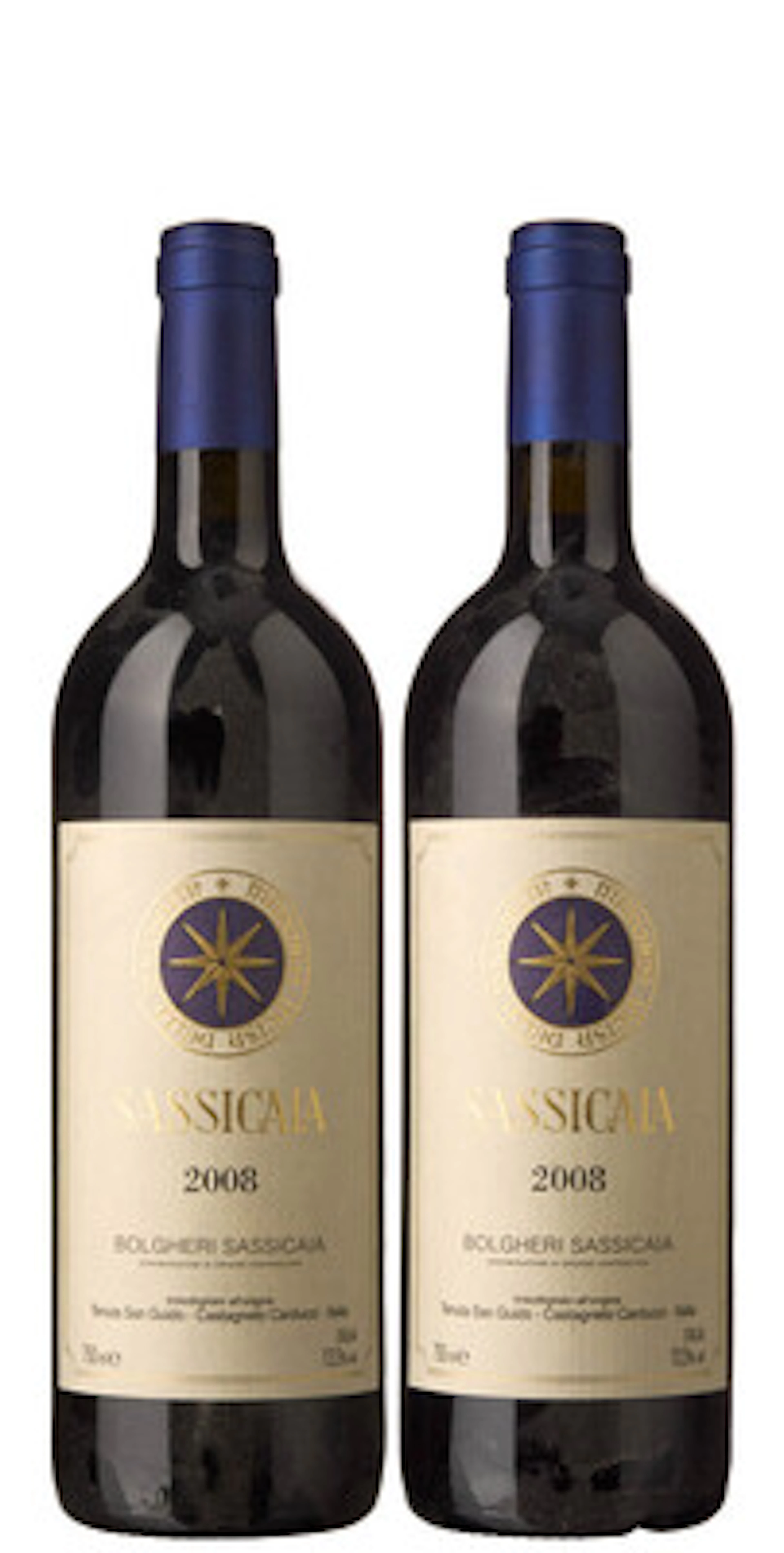 2 x Sassicaia 2008, Tenuta San Guido