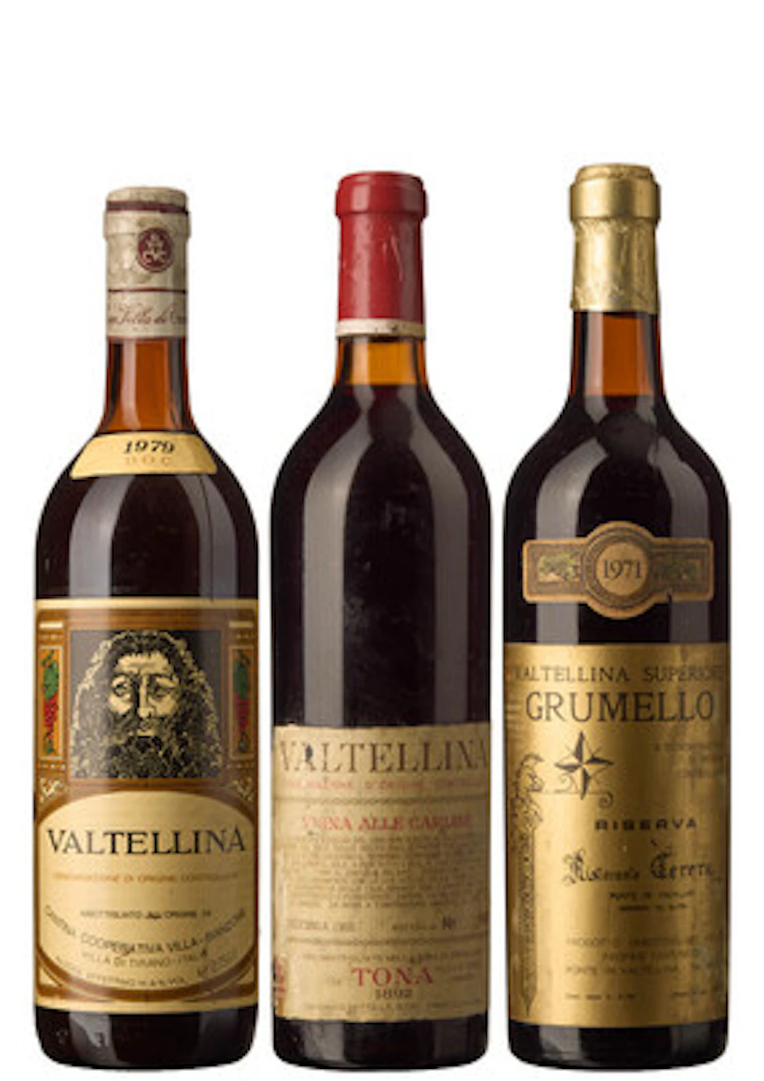 3 x Miks Valtellina (Tona '68, Ristorante Cerere '71, Cant. Coop.