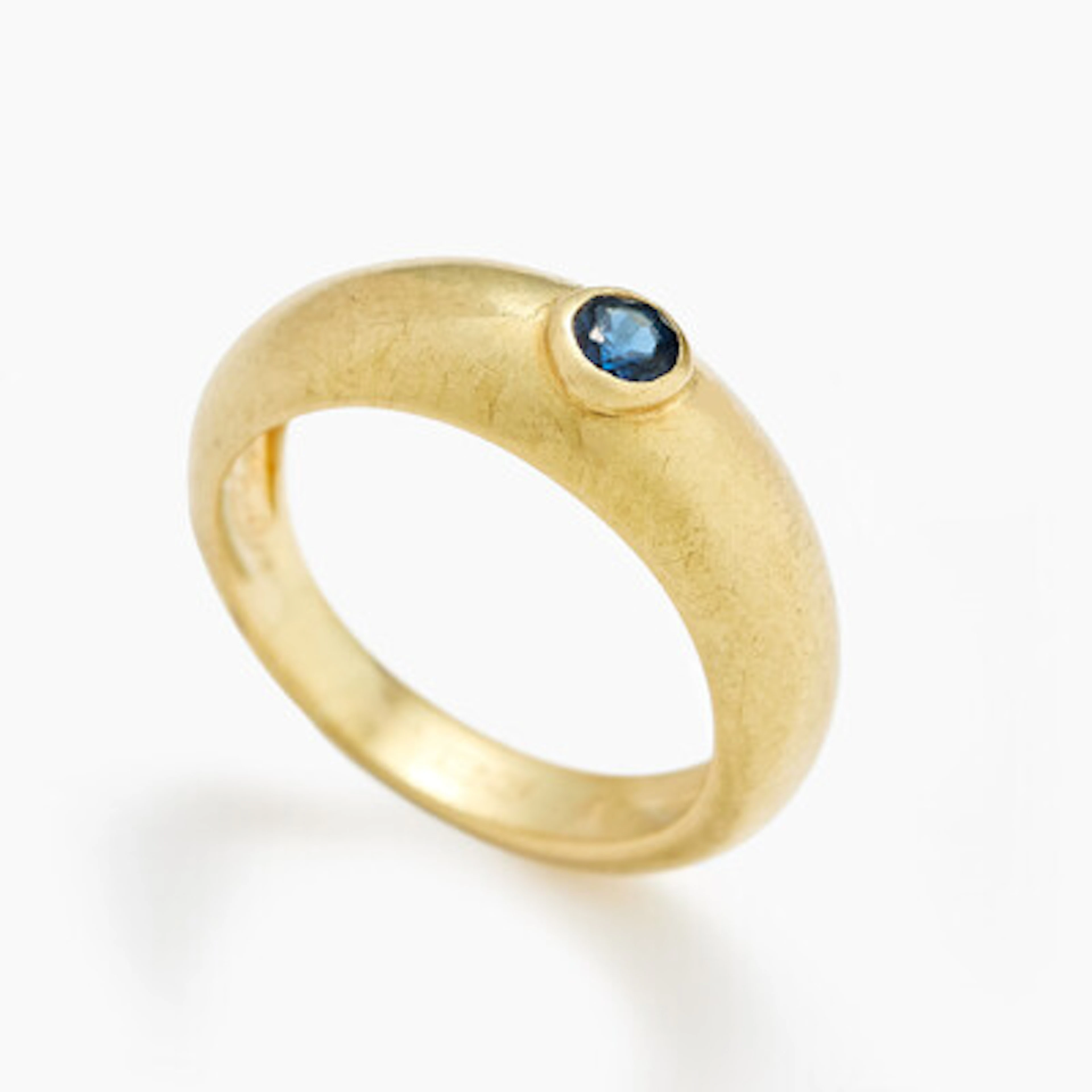 Ring Cartier med en safir