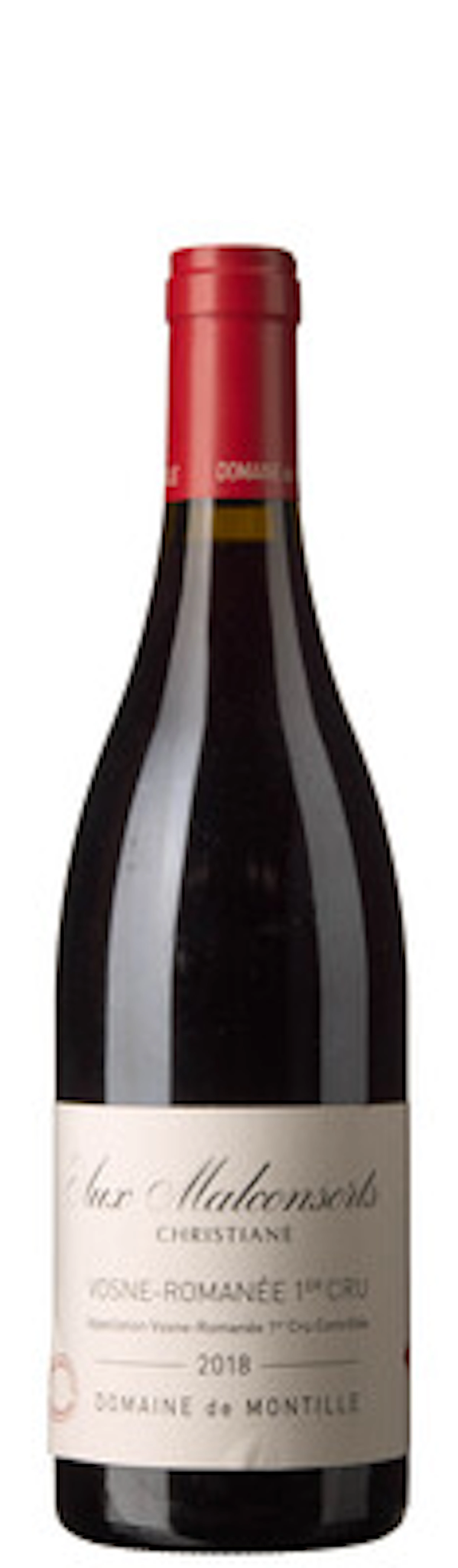 1 x Vosne-Romanee 1er Cru Aux Malconsorts Christiane 2018, De Montille