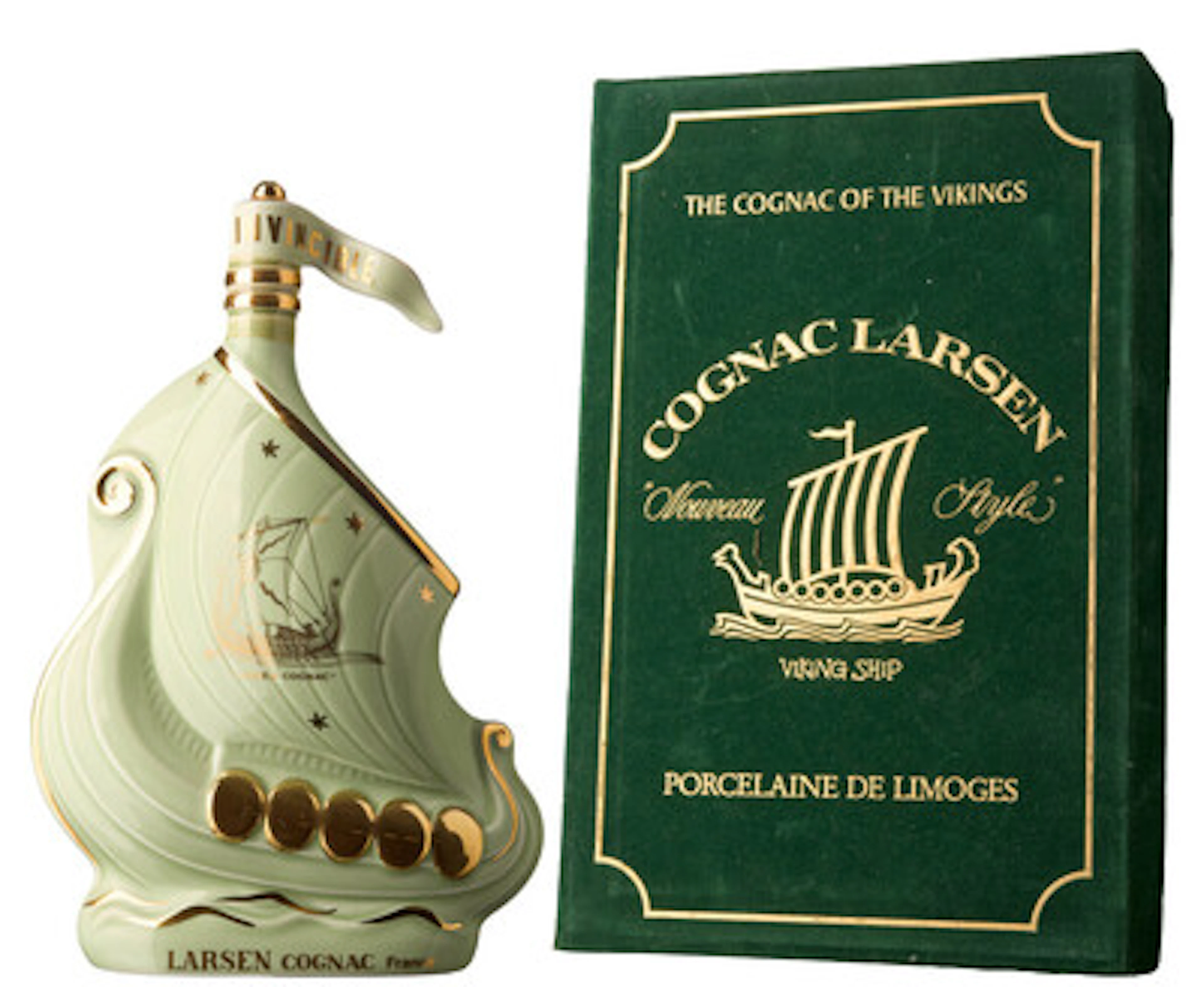 1 x Larsen Cognac Fine Champagne Viking Ship (OB)
