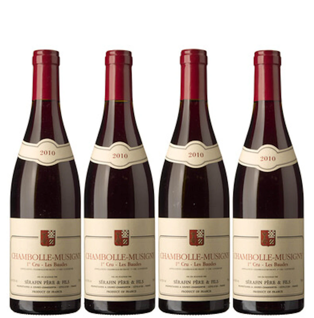4 x Chambolle-Musigny 1er Cru Les Baudes 2010, Serafin Pere & Fils