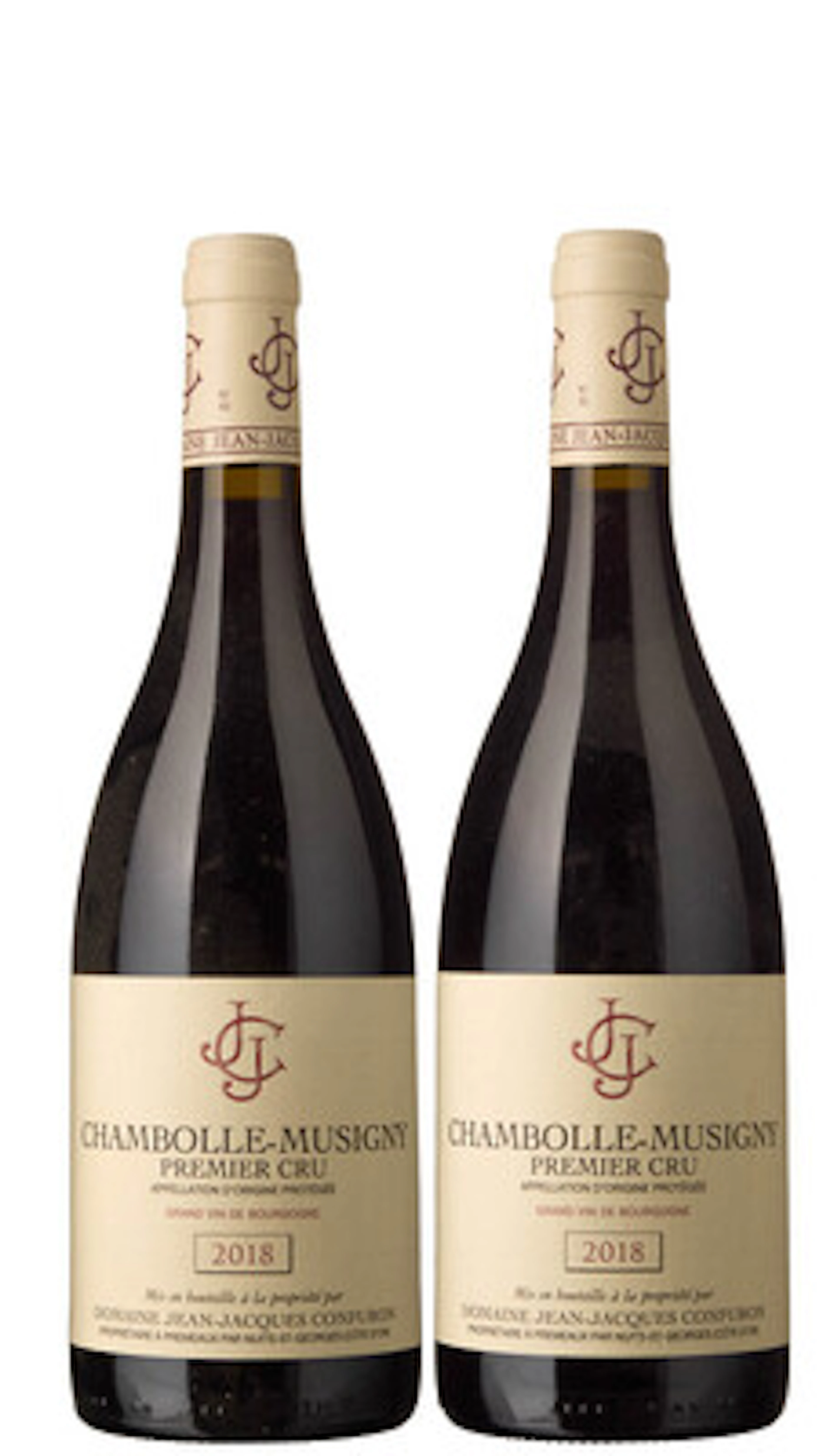 2 x Chambolle-Musigny 1er Cru 2018, Jean-Jacques Confuron