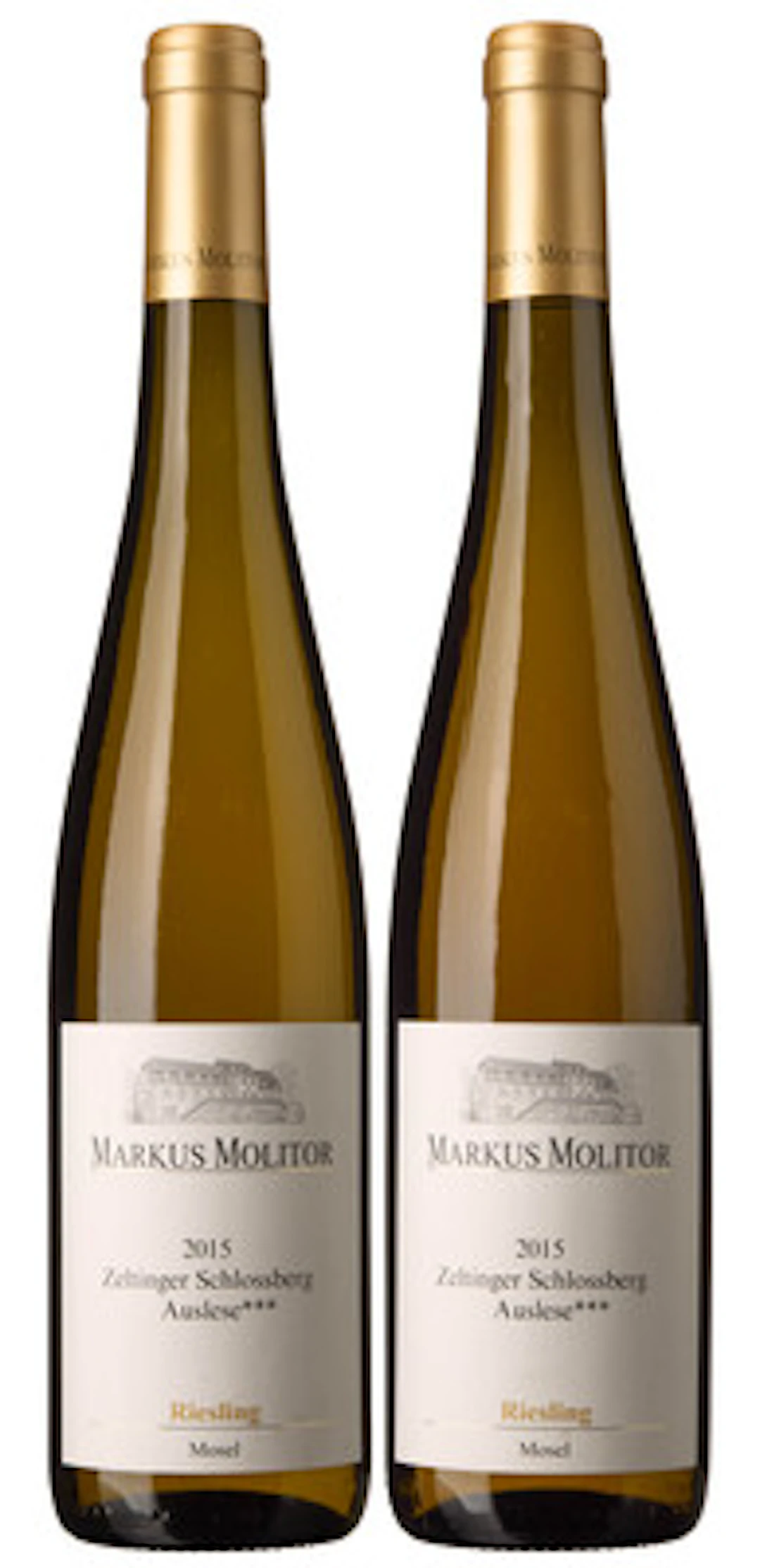 2 x Zeltinger Schlossberg Riesling Auslese*** 2015, Markus Molitor