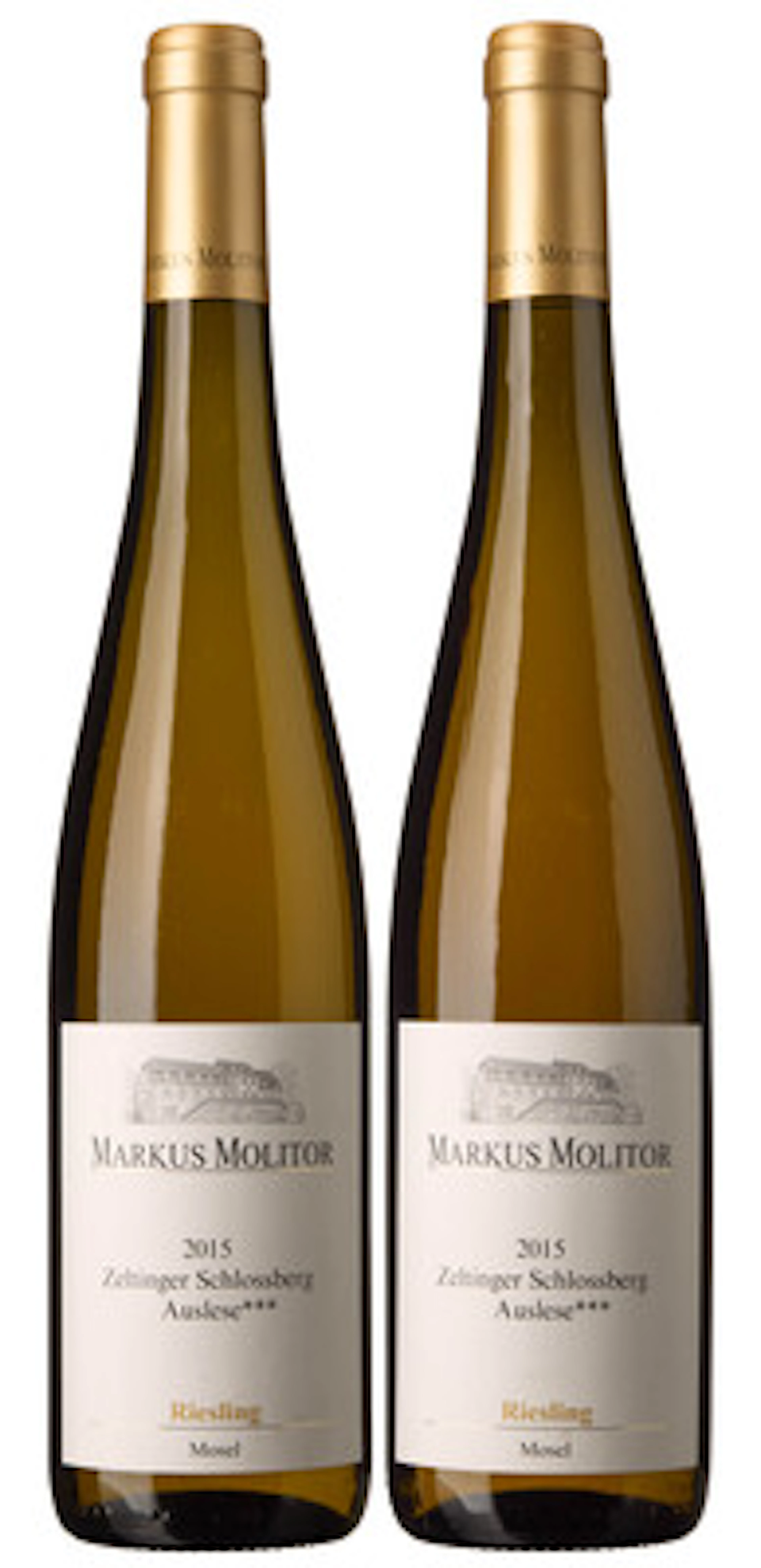 2 x Zeltinger Schlossberg Riesling Auslese*** 2015, Markus Molitor