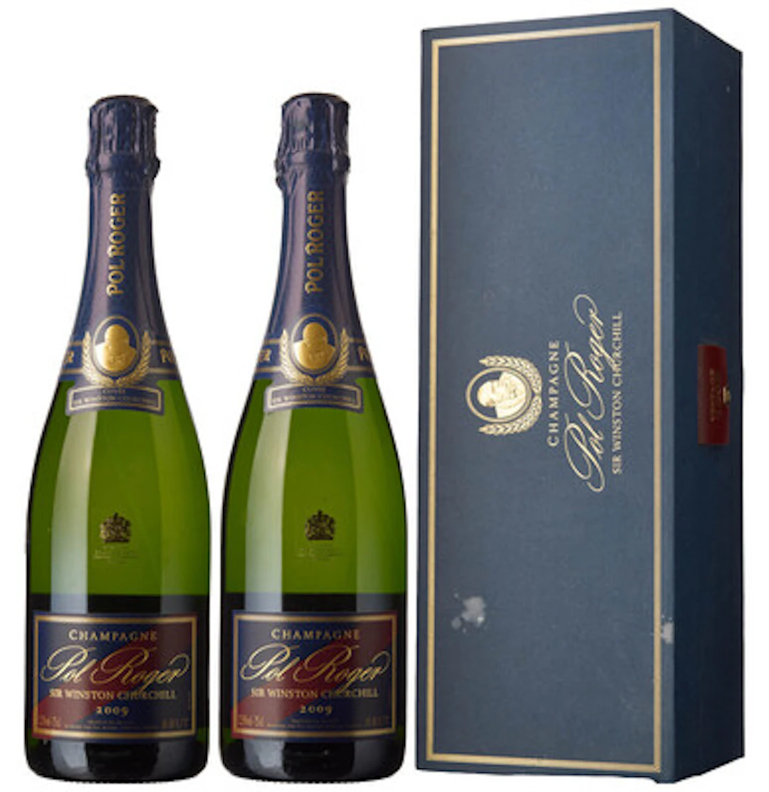 2 x Champagne Sir Winston Churchill Brut 2009, Pol Roger (OCB)