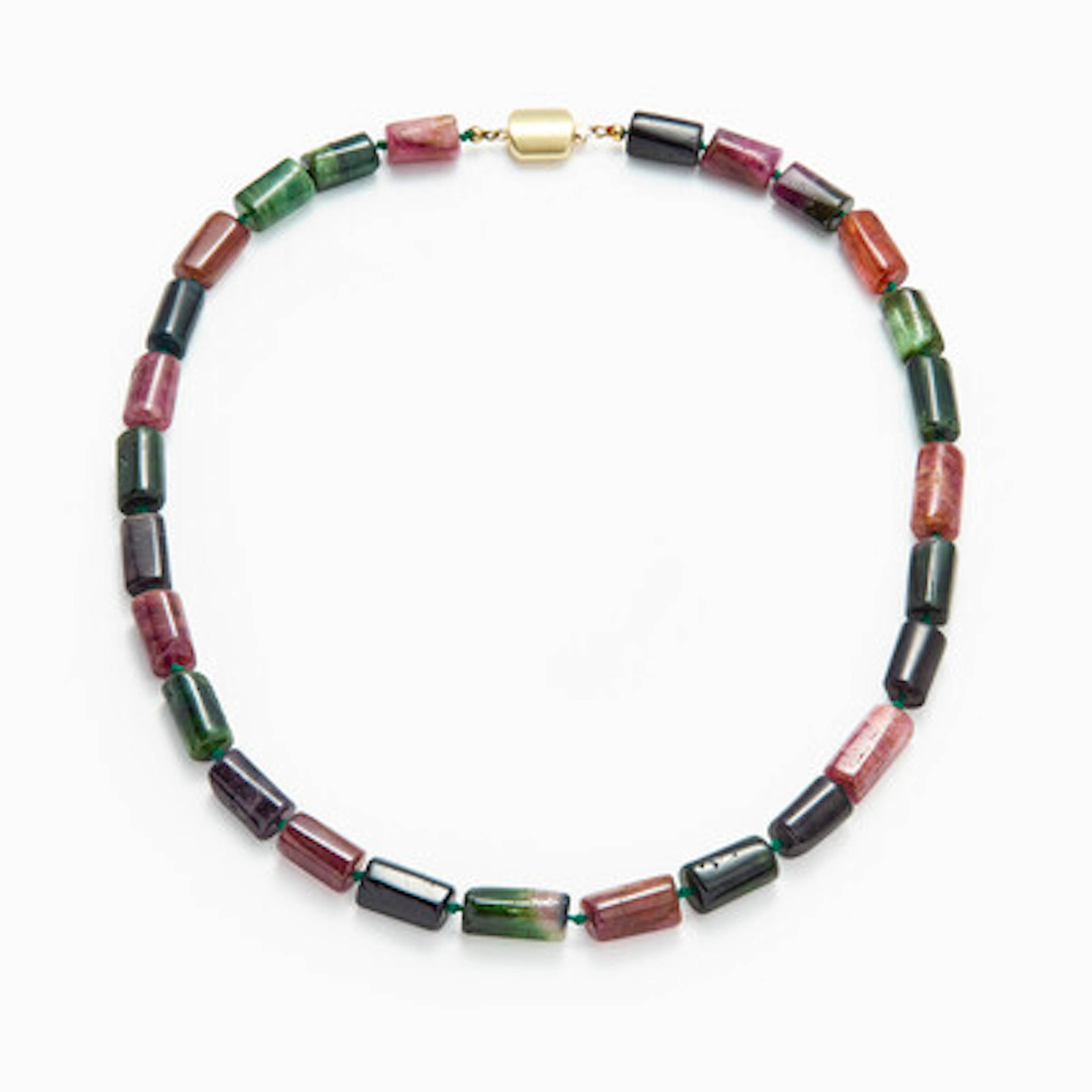 Collier med turmaliner