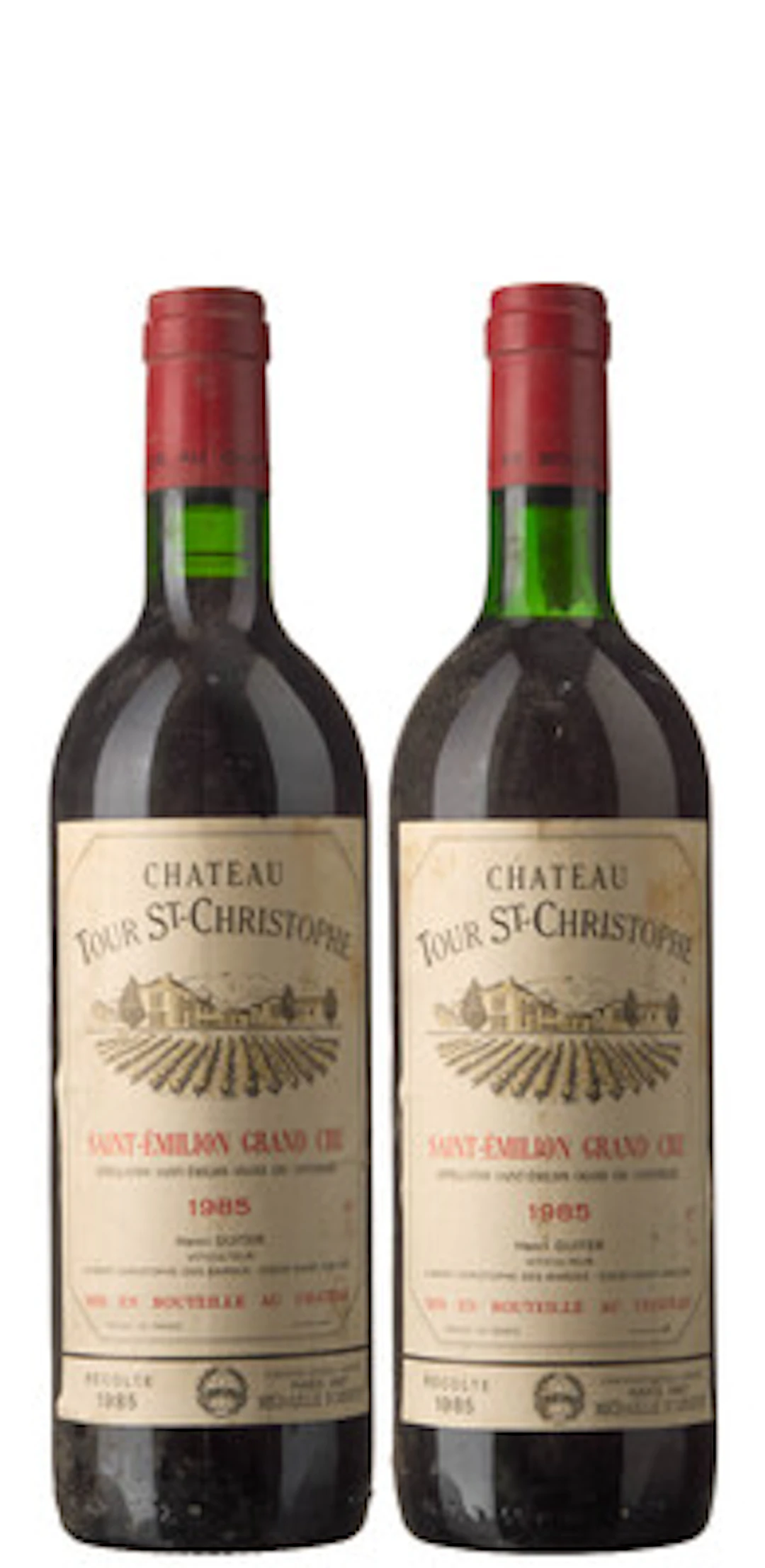 2 x Chateau Tour St-Christophe 1985