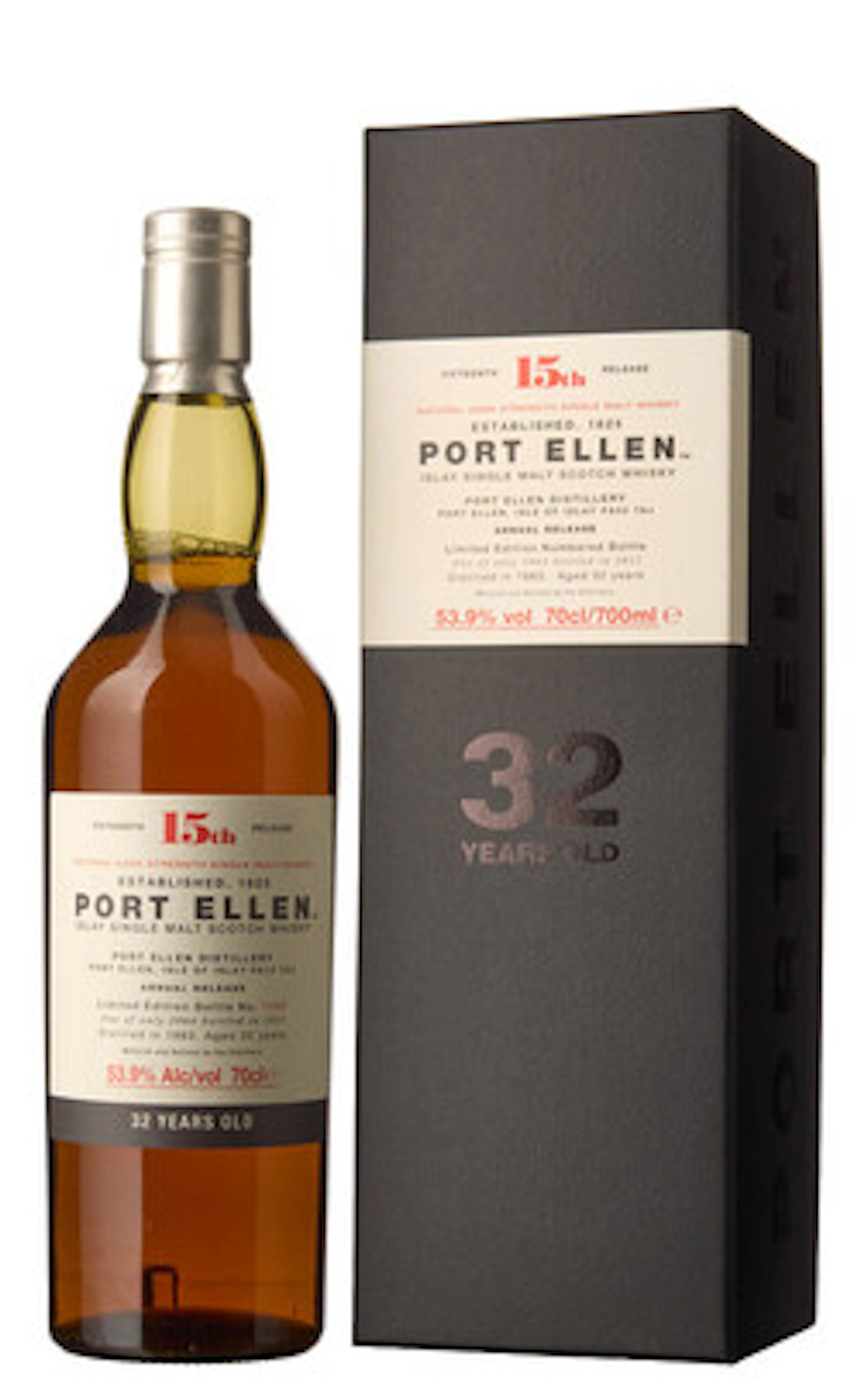 1 x Port Ellen Islay Single Malt Scotch Whisky 15th Release 1983 Aged