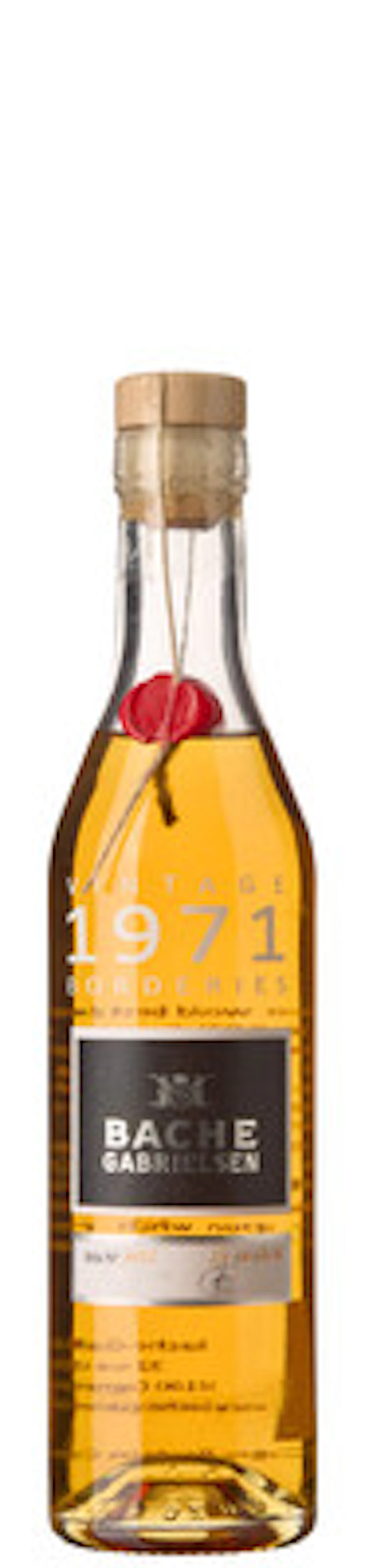 1 x 0,35 l Bache Gabrielsen Cognac Borderies Vintage 1971