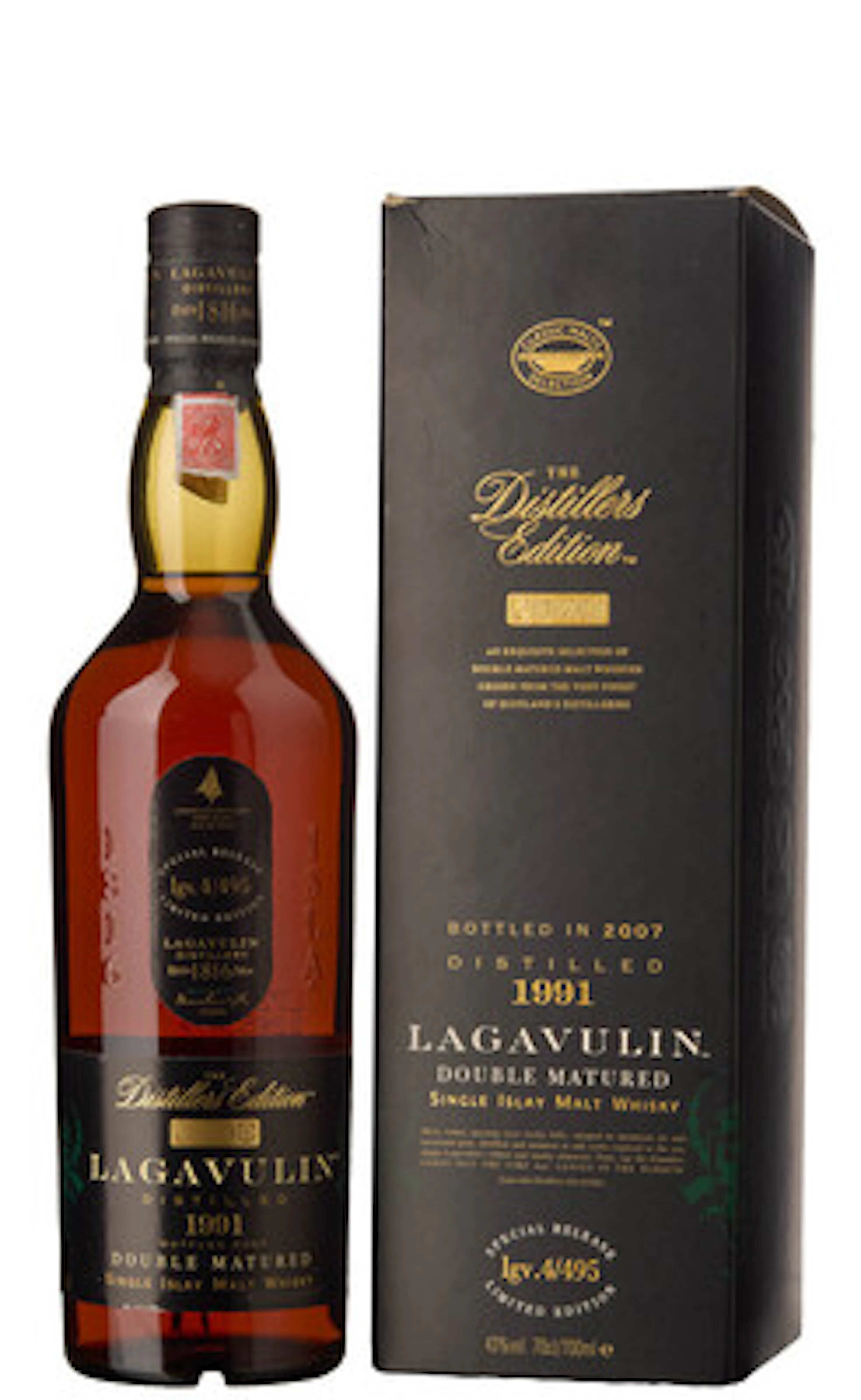 1 x Lagavulin Single Islay Malt Whisky The Distiller's Edition 1991