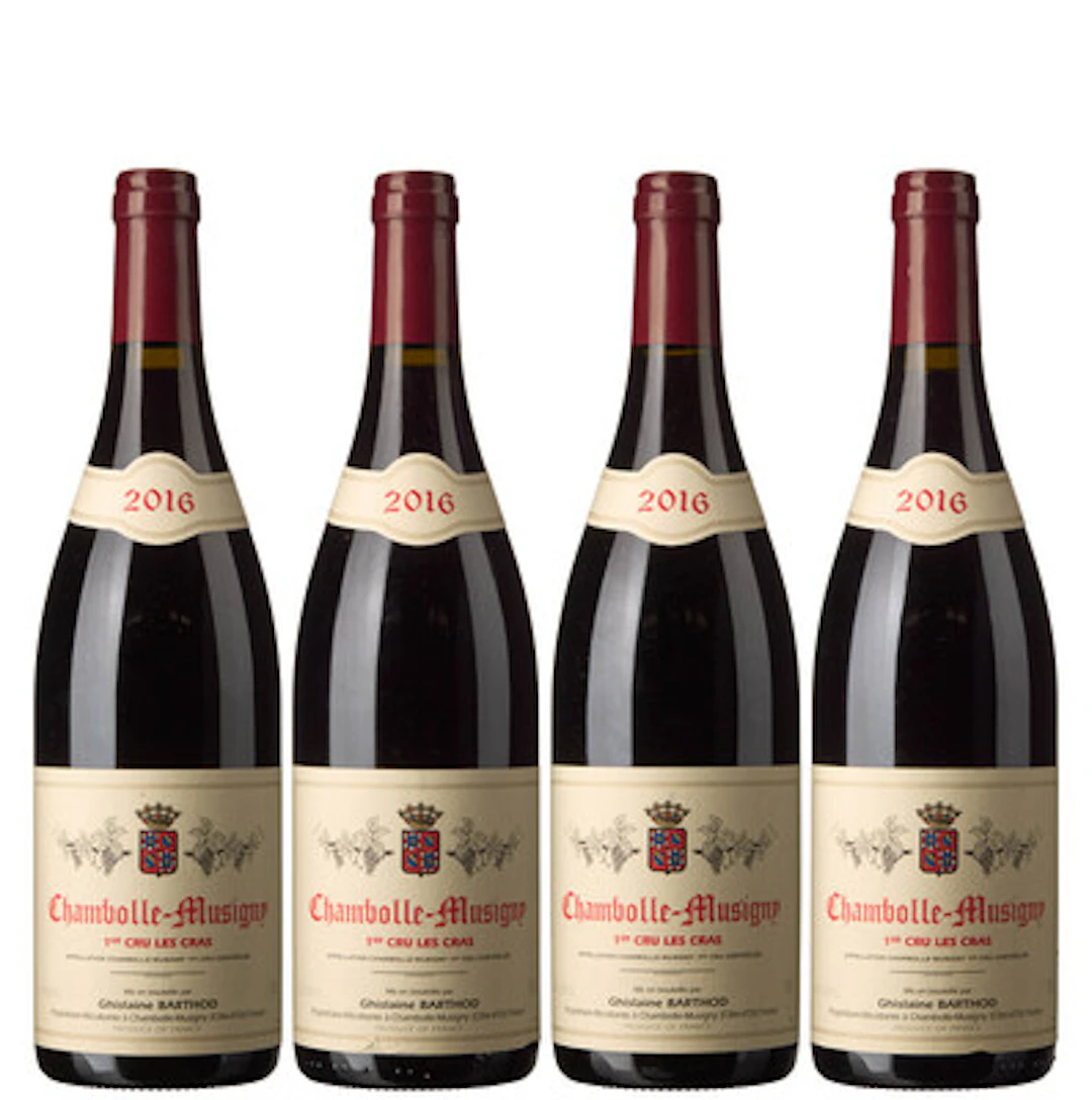 4 x Chambolle-Musigny 1er Cru Les Cras 2016, Ghislaine Barthod