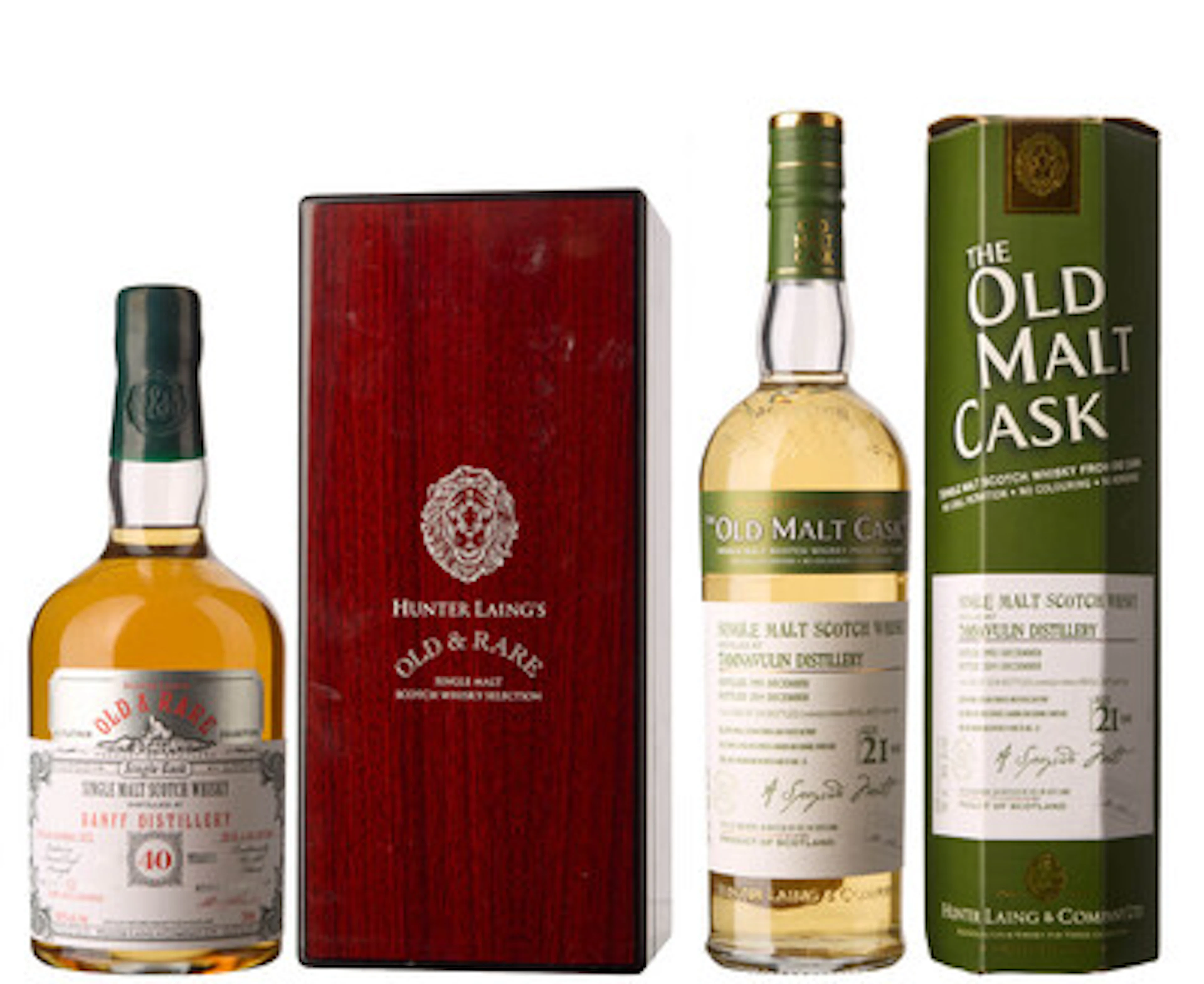 2 x Miks Hunter Laing & Co Skotsk Whisky (Banff, Tamnavulin)