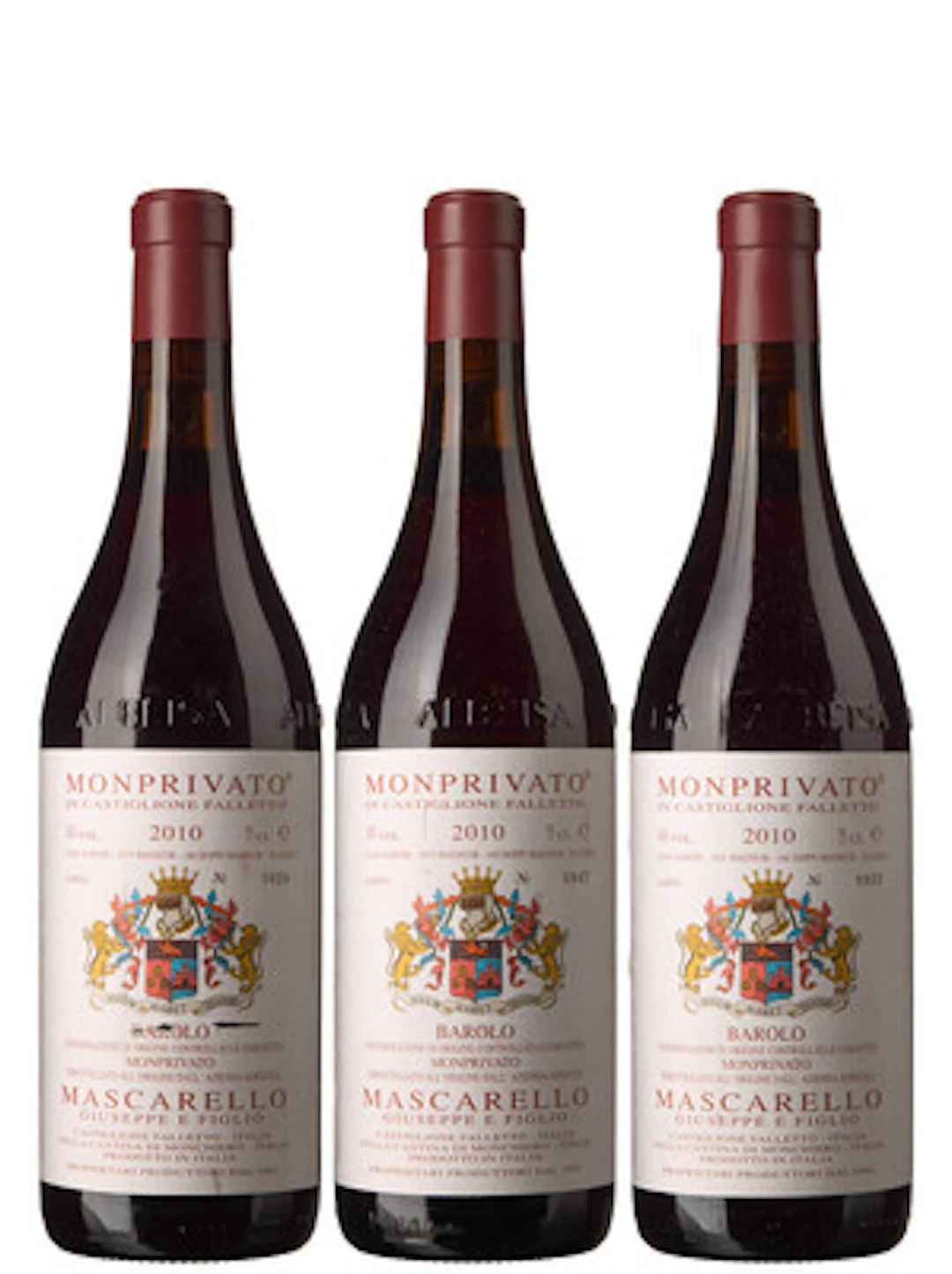 3 x Barolo Monprivato 2010, Giuseppe Mascarello e Figlio