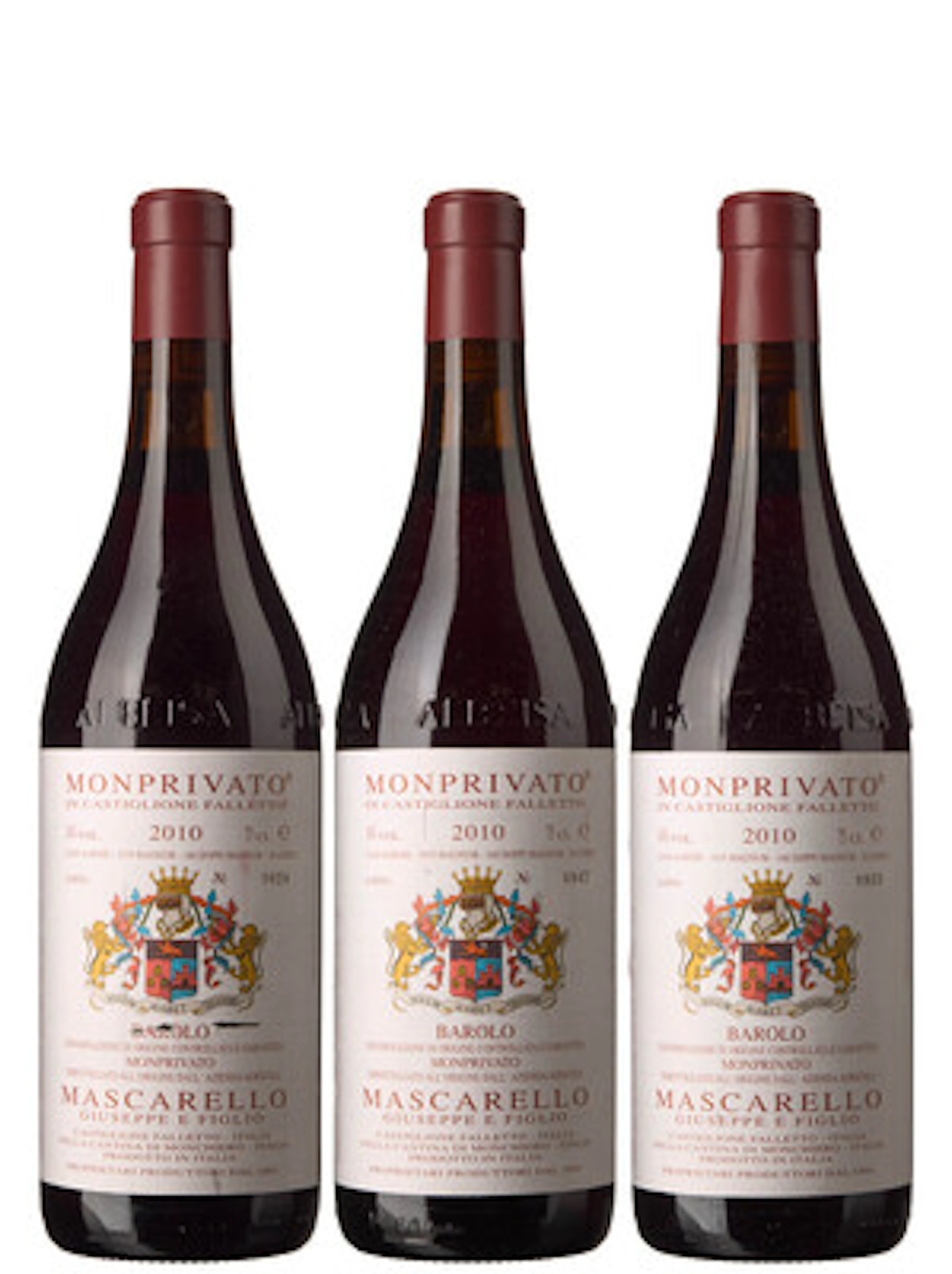3 x Barolo Monprivato 2010, Giuseppe Mascarello e Figlio