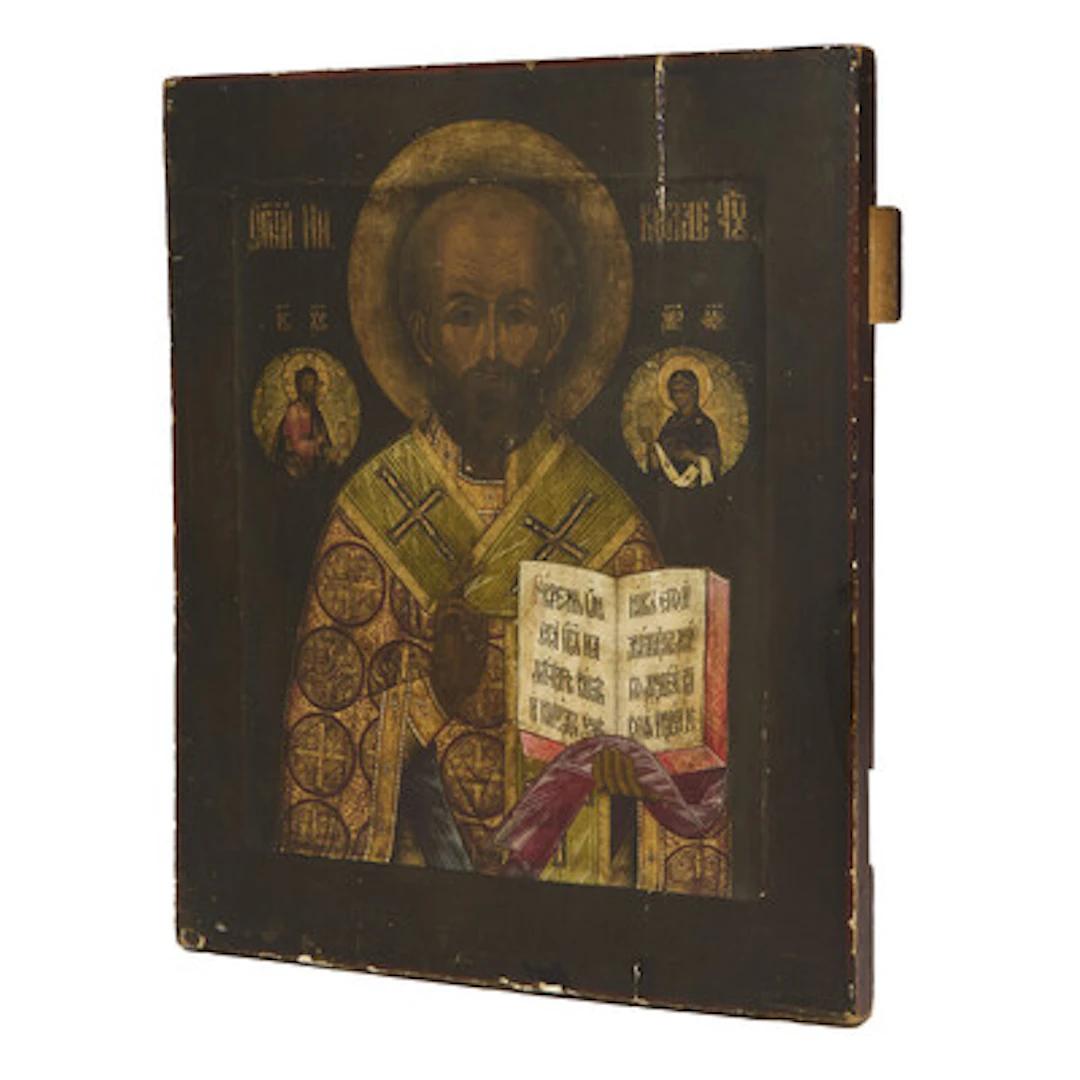 Ikon. St. Nicholas av Velikoretsk