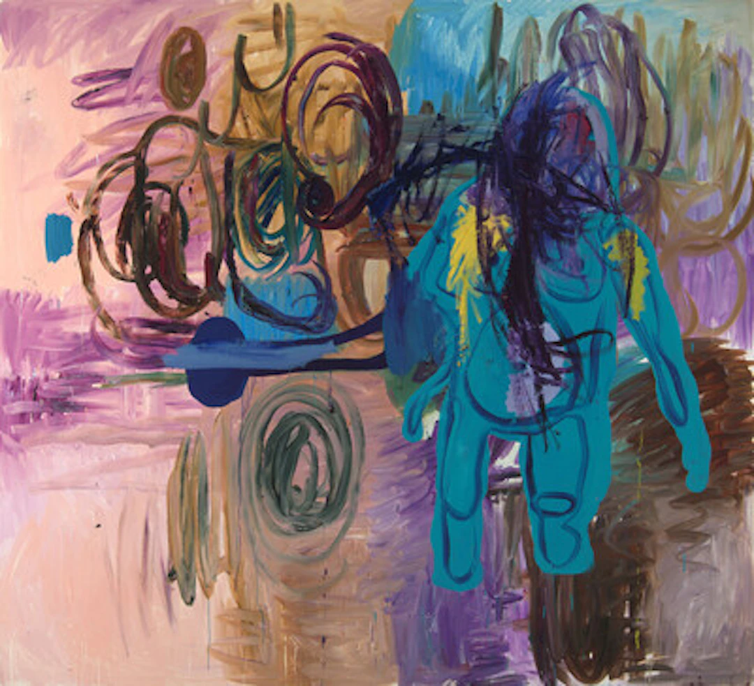 "Untitled" 2006 Olje på lerret, 200 x 220 cm Signert bak på lerretet: