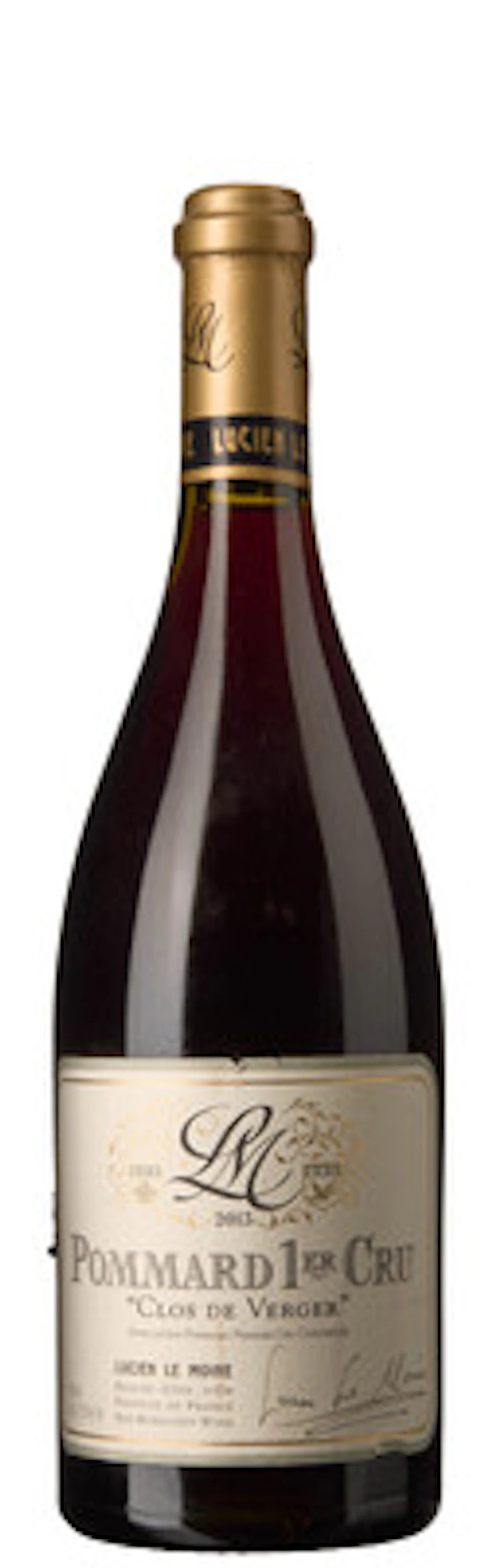 1 x Pommard 1er Cru Clos de Verger 2013, Lucien Le Moine