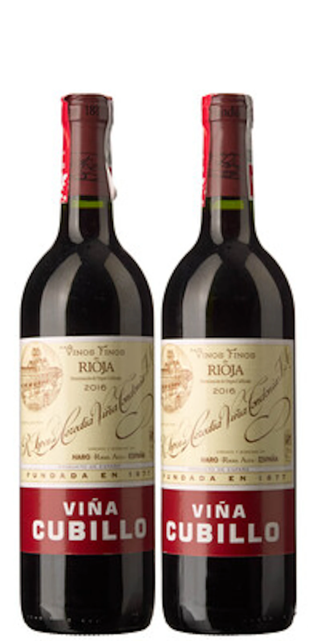 2 x Rioja Crianza Vina Cubillo 2016, Lopez de Heredia