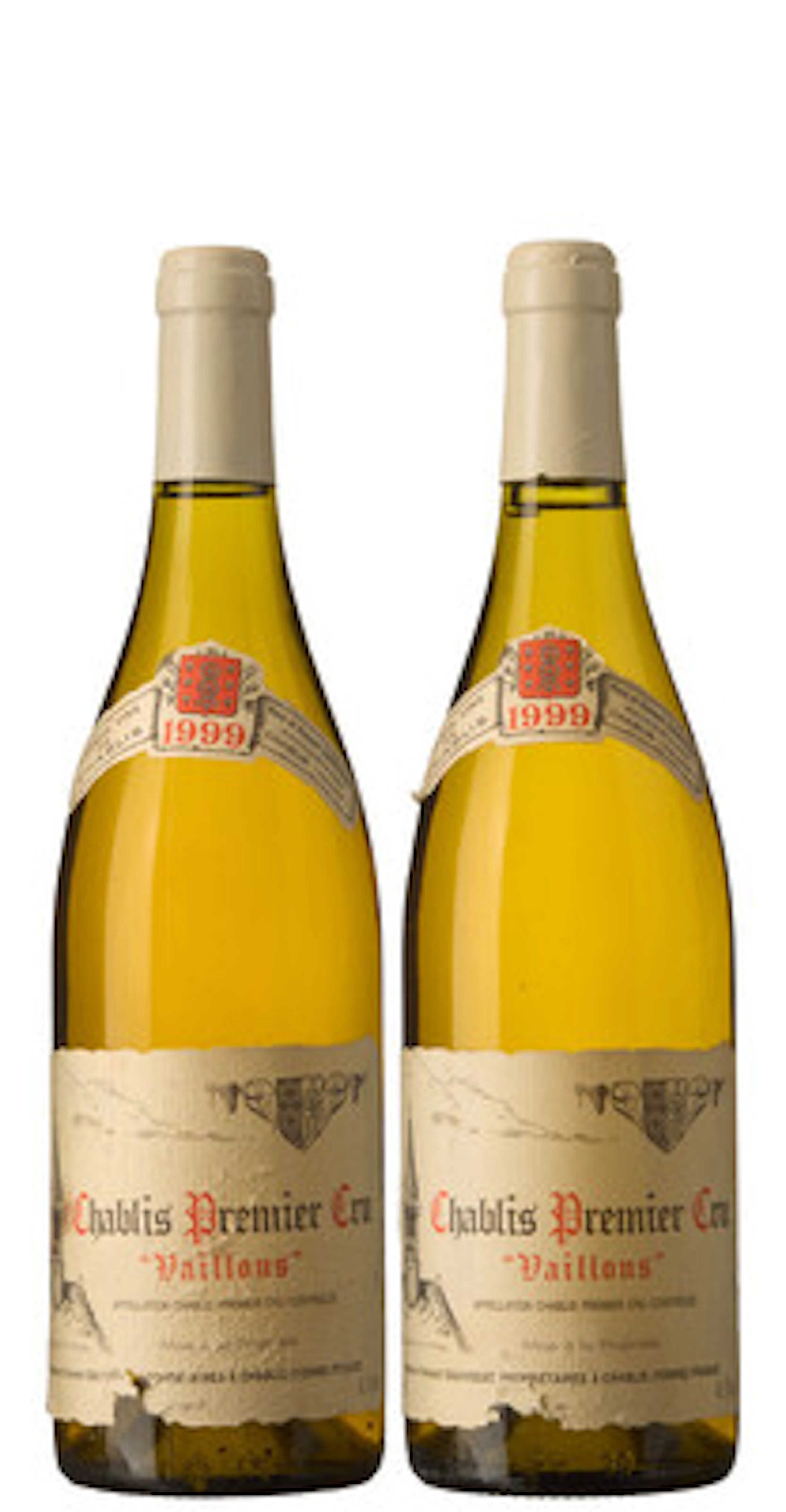 2 x Chablis 1er Cru Vaillons 1999, Vincent Dauvissat