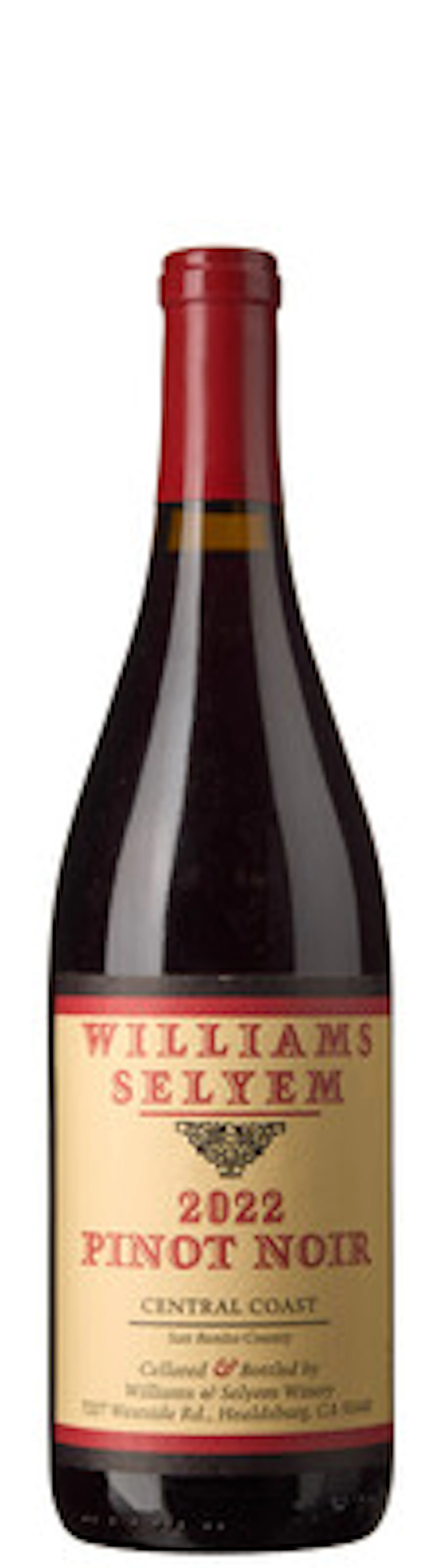 1 x Central Coast Pinot Noir 2022, Williams Selyem