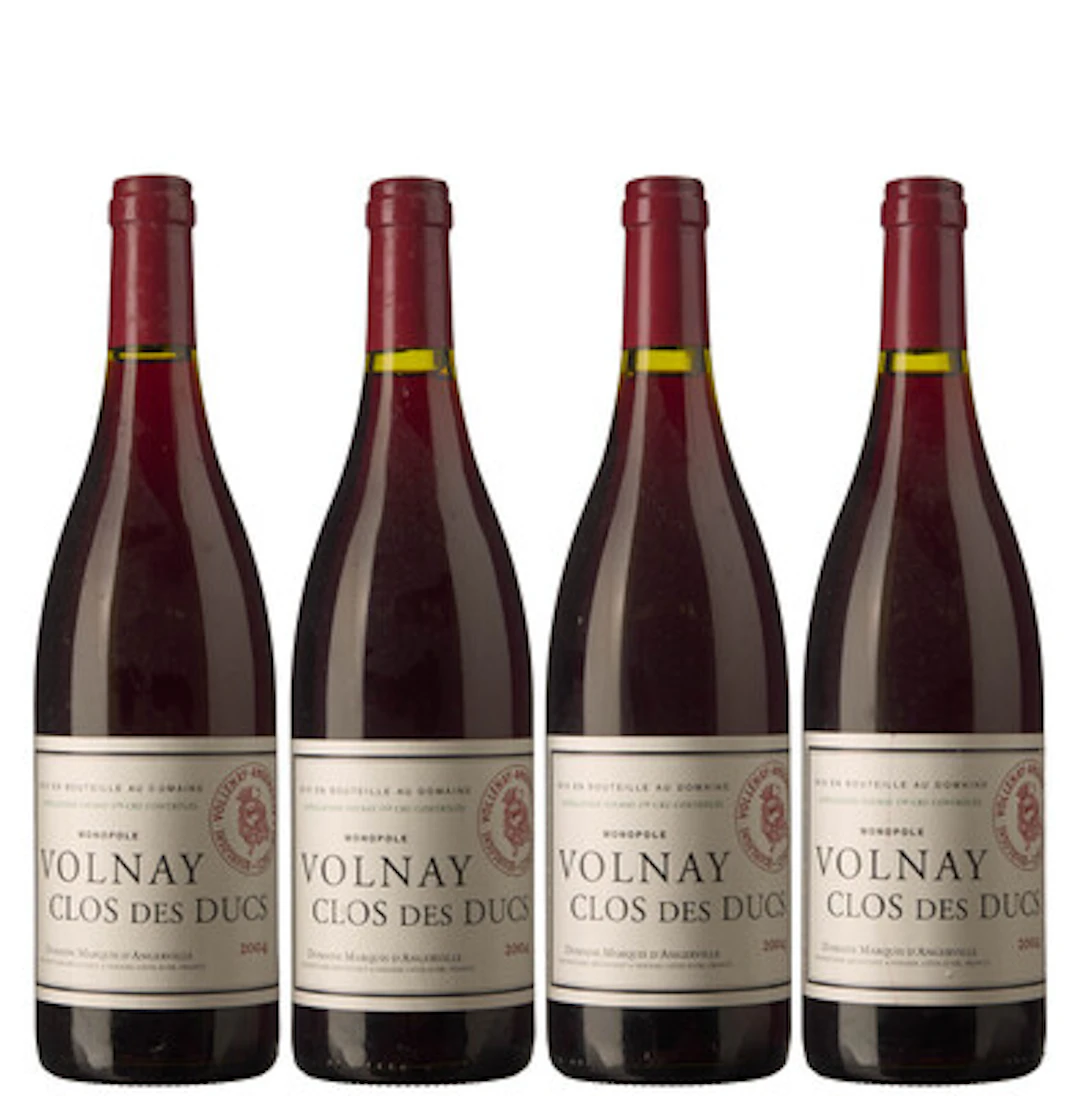 4 x Volnay 1er Cru Clos des Ducs 2004, Marquis d'Angerville