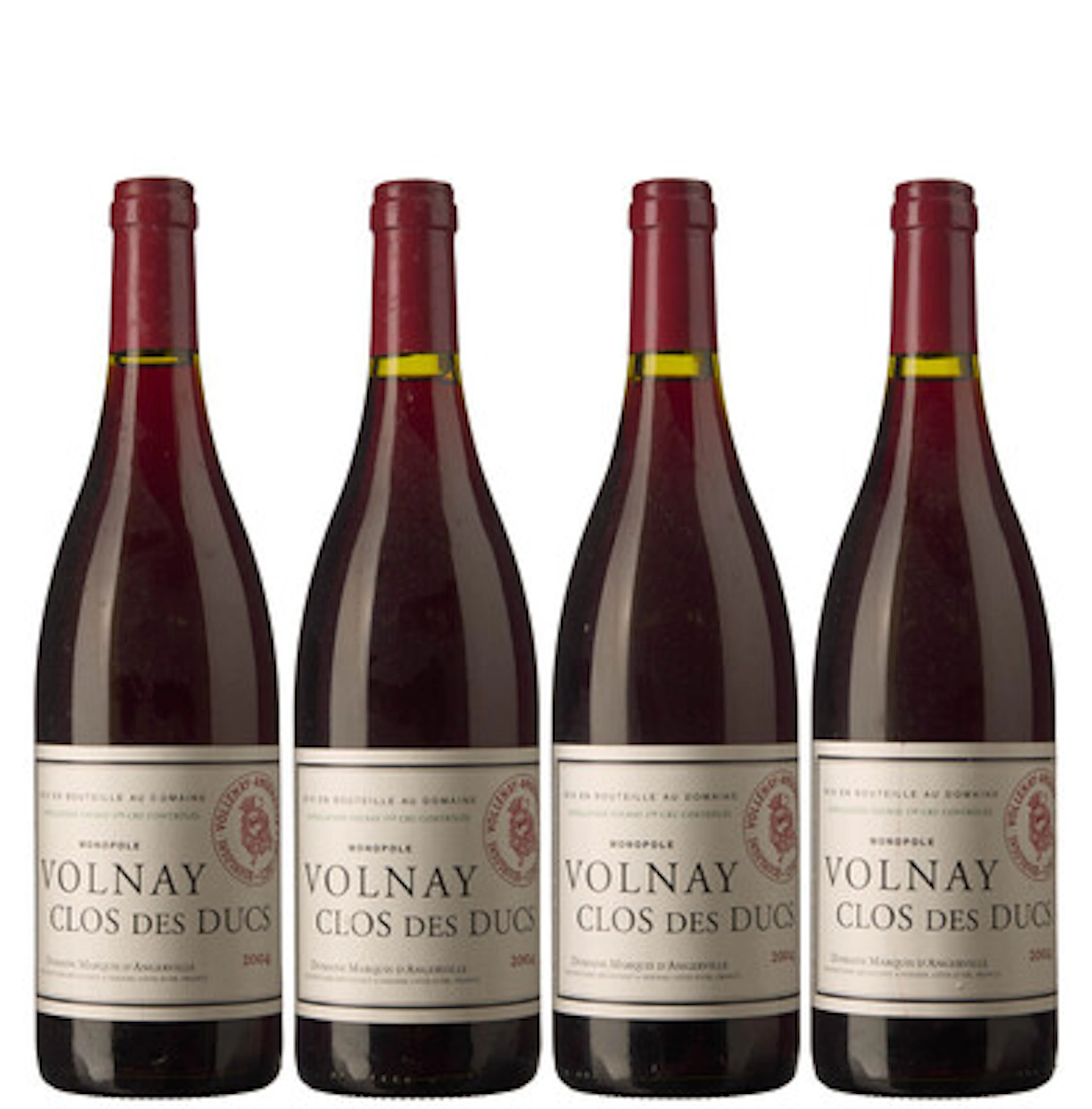 4 x Volnay 1er Cru Clos des Ducs 2004, Marquis d'Angerville