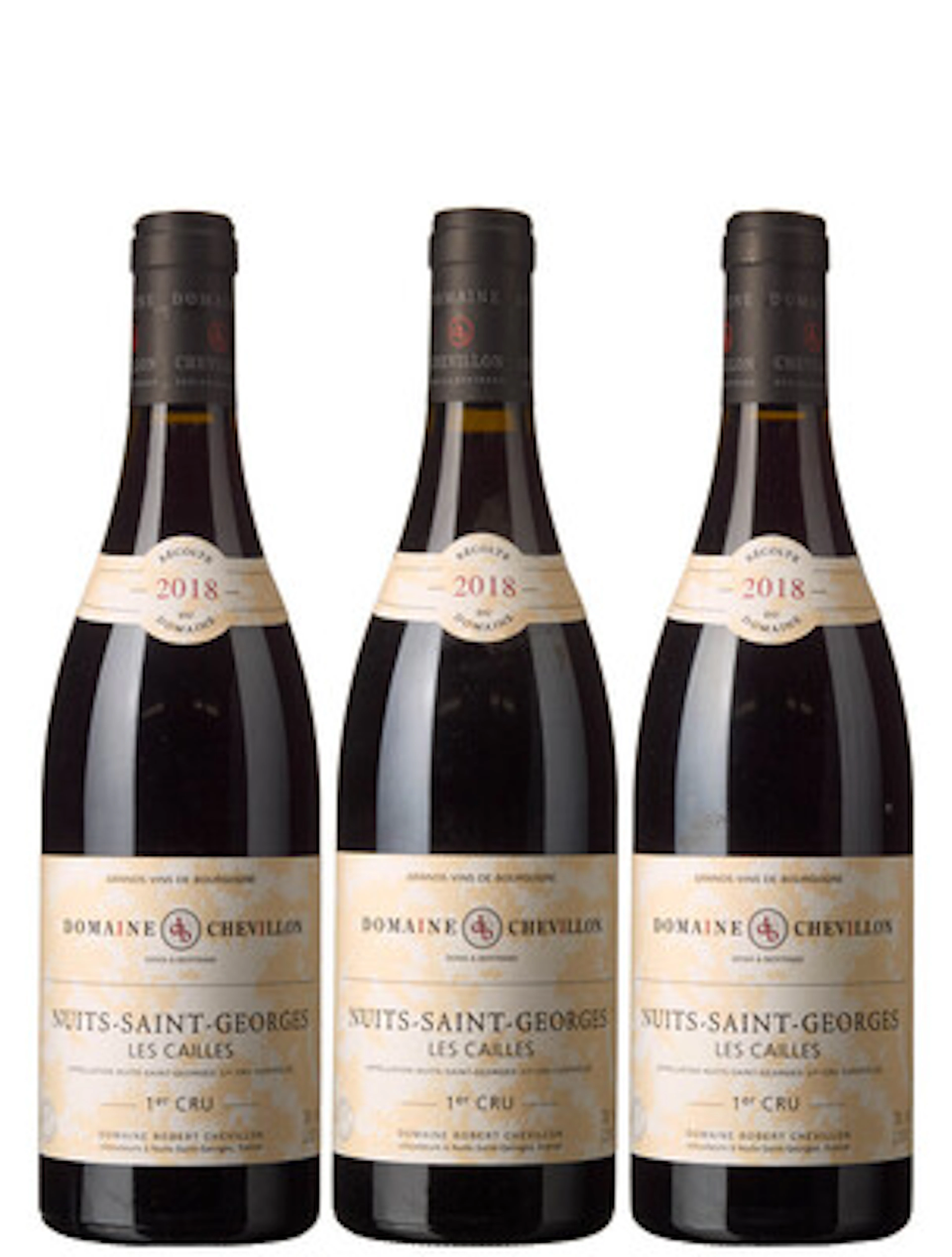 3 x Nuits-Saint-Georges 1er Cru Les Cailles 2018, Robert Chevillon
