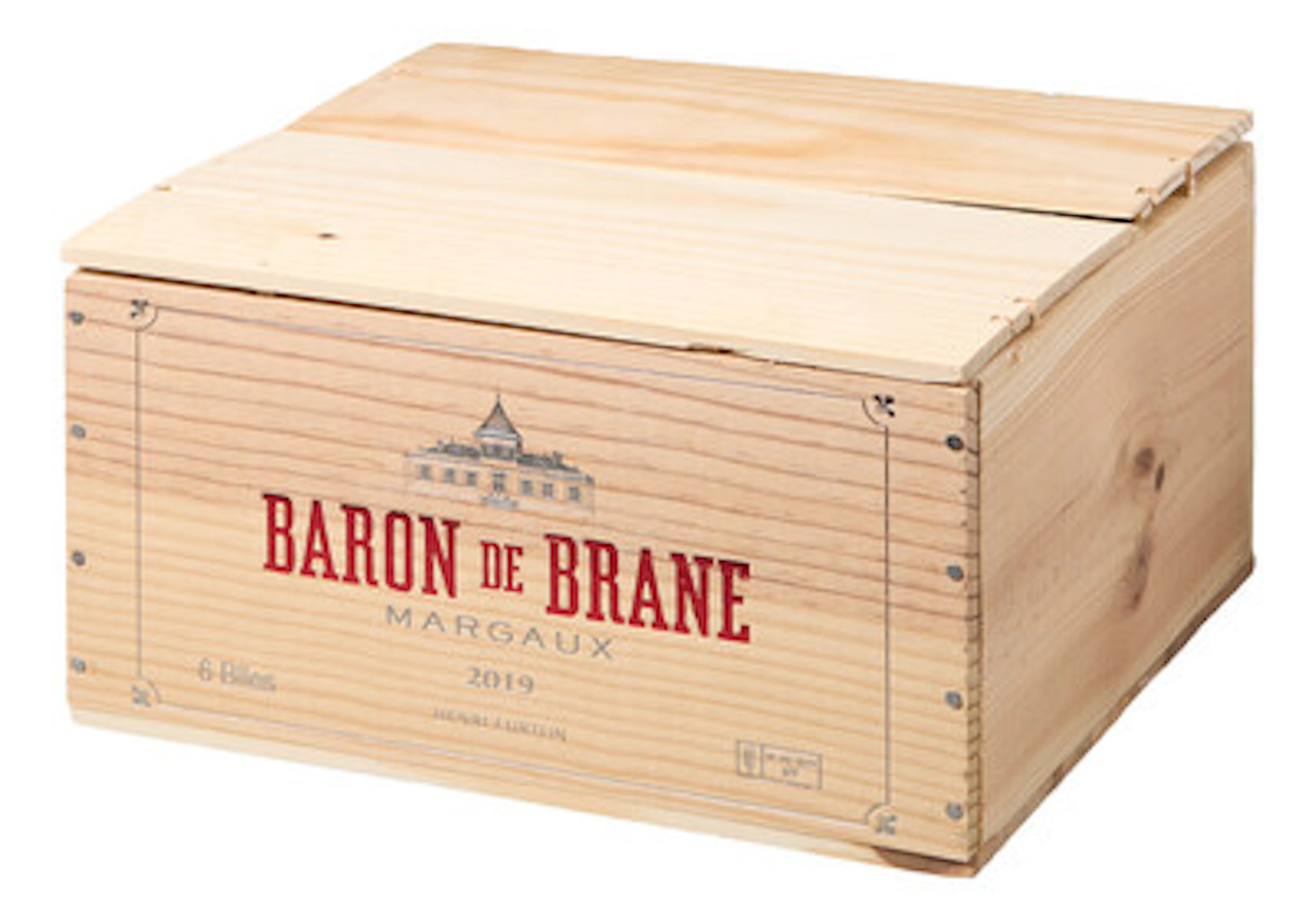 6 x Baron de Brane 2019, Chateau Brane Cantenac (OWC)