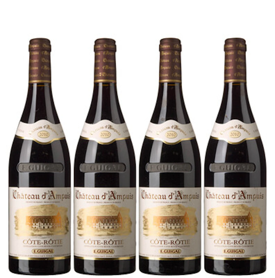4 x Cote-Rotie Chateau d'Ampuis 2010, E. Guigal
