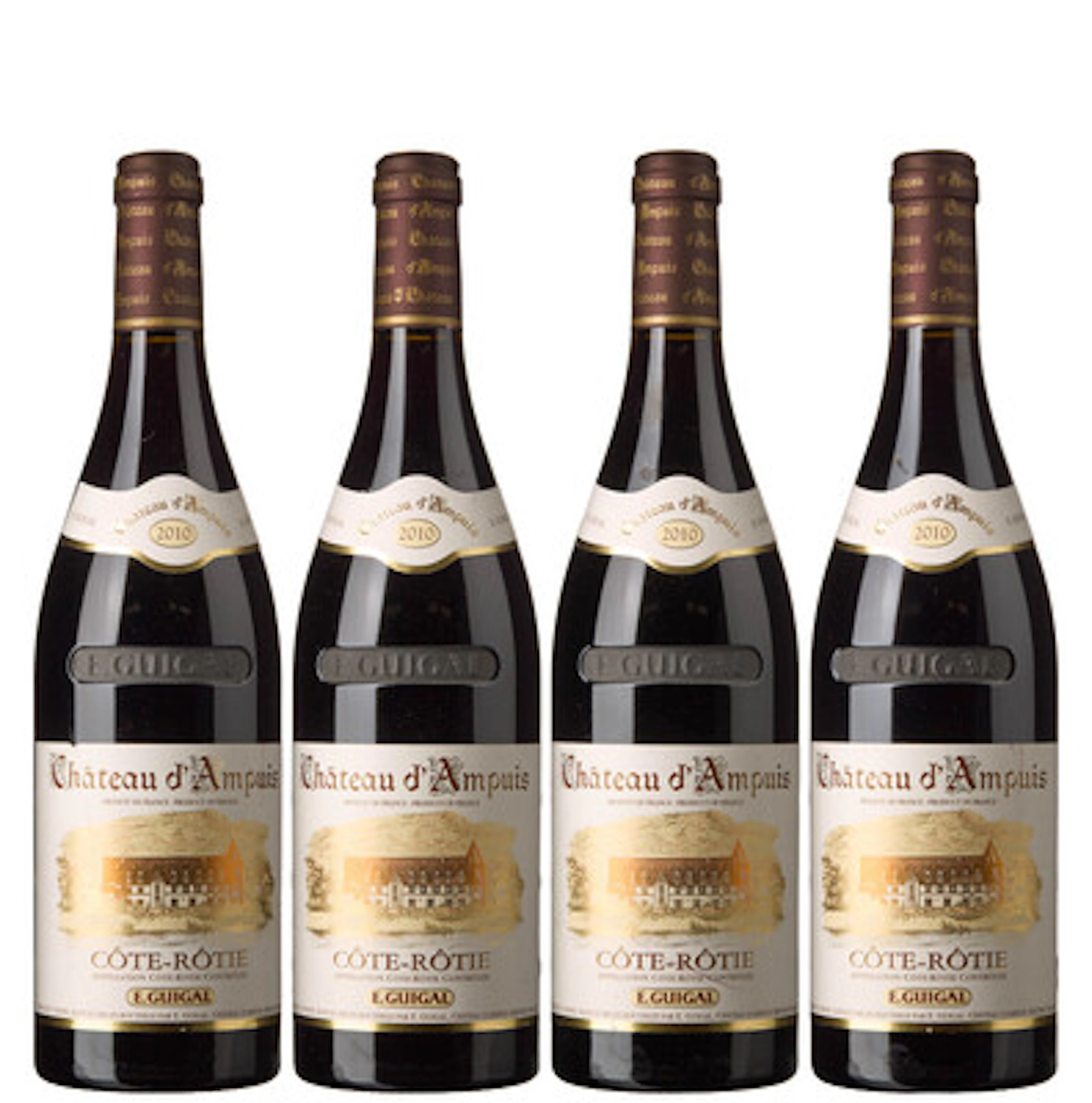 4 x Cote-Rotie Chateau d'Ampuis 2010, E. Guigal