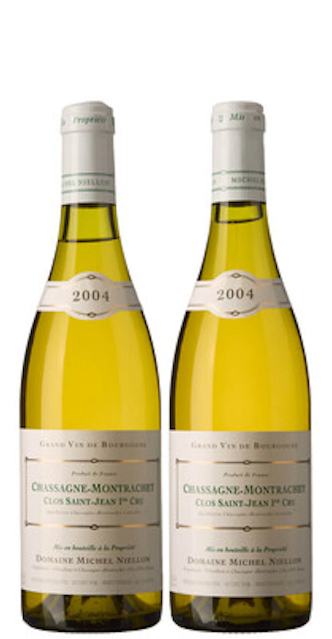 2 x Chassagne-Montrachet 1er Cru Clos Saint-Jean 2004, Michel Niellon